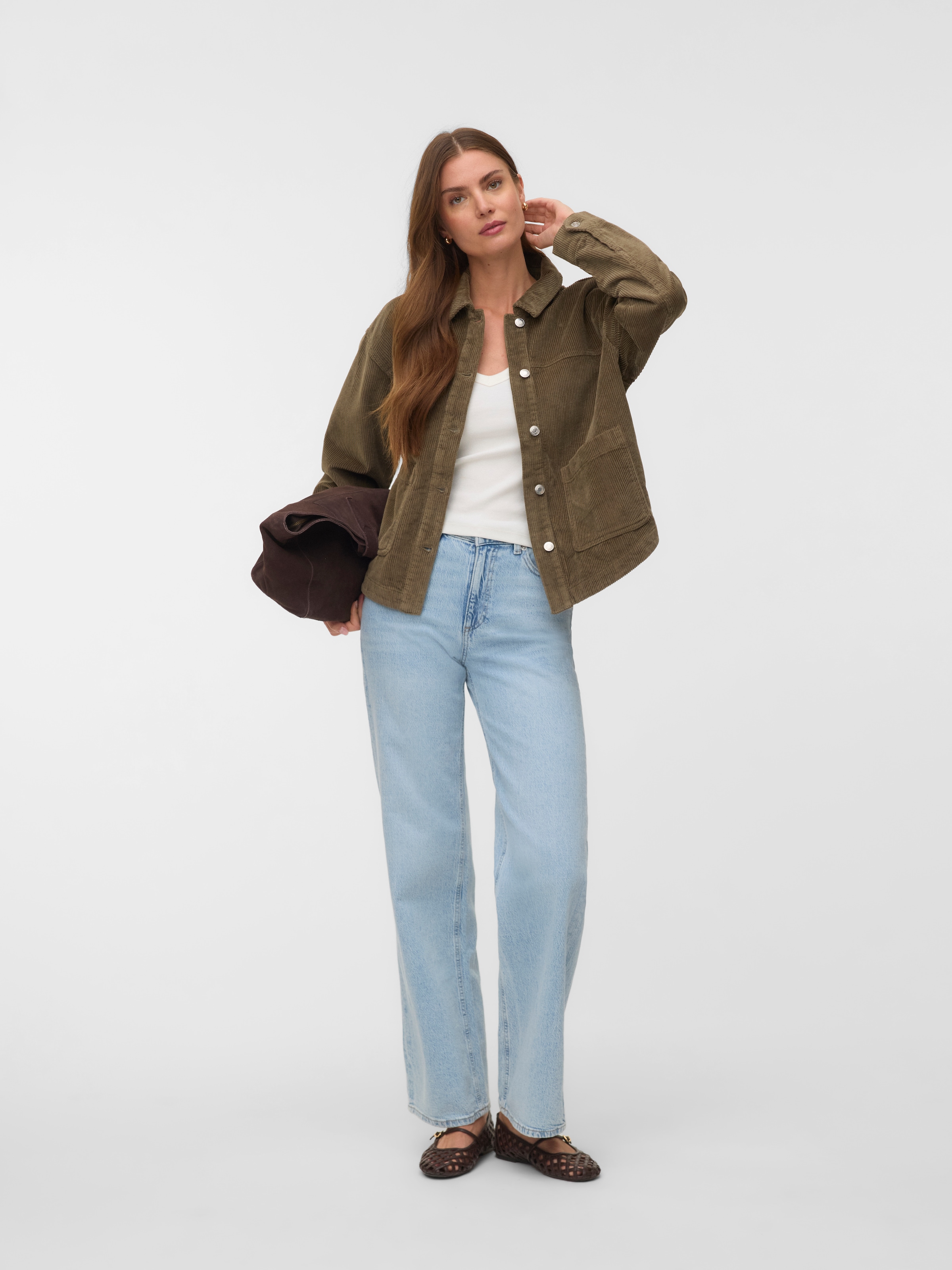 Vero Moda Cordjacke »VMJAMIE LS CORDUROY SHACKET MIX NOOS« Baumwolle