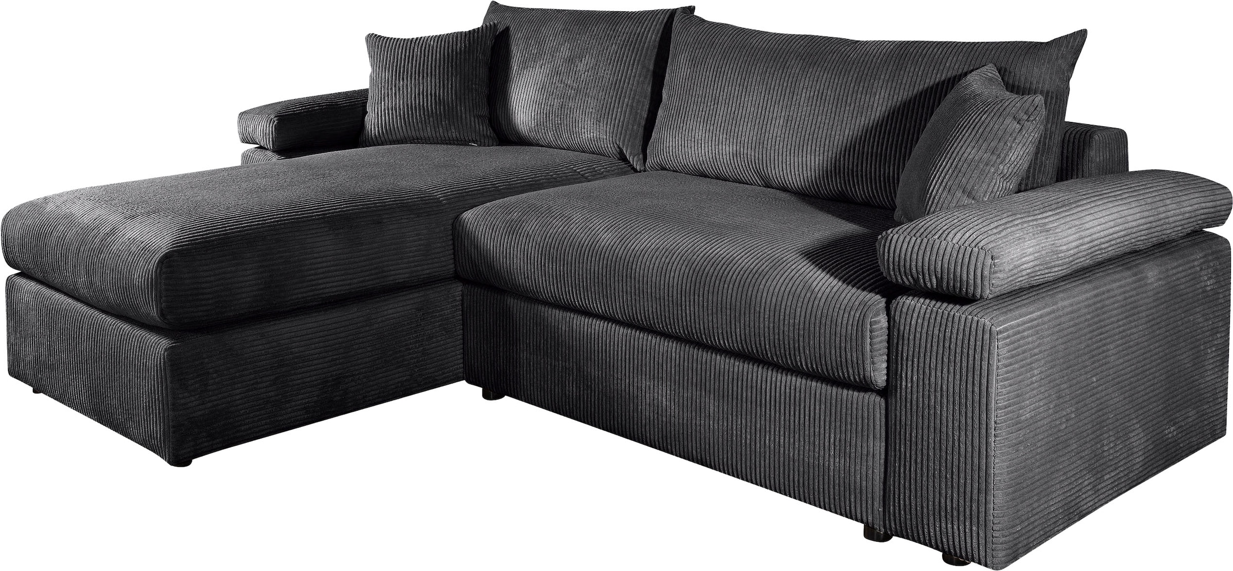 COLLECTION AB Ecksofa »Cosy L-Form, Breite 234 cm« Sitzaufbau im Sanwich-Federkern mit Kaltschaumauflage