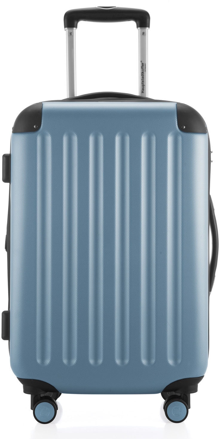 Hauptstadtkoffer Hartschalen-Trolley »Spree, 55 cm, pool blue«, 4 Rollen, Hartschalen-Koffer Handgepäck-Koffer Reisegepäck TSA Schloss