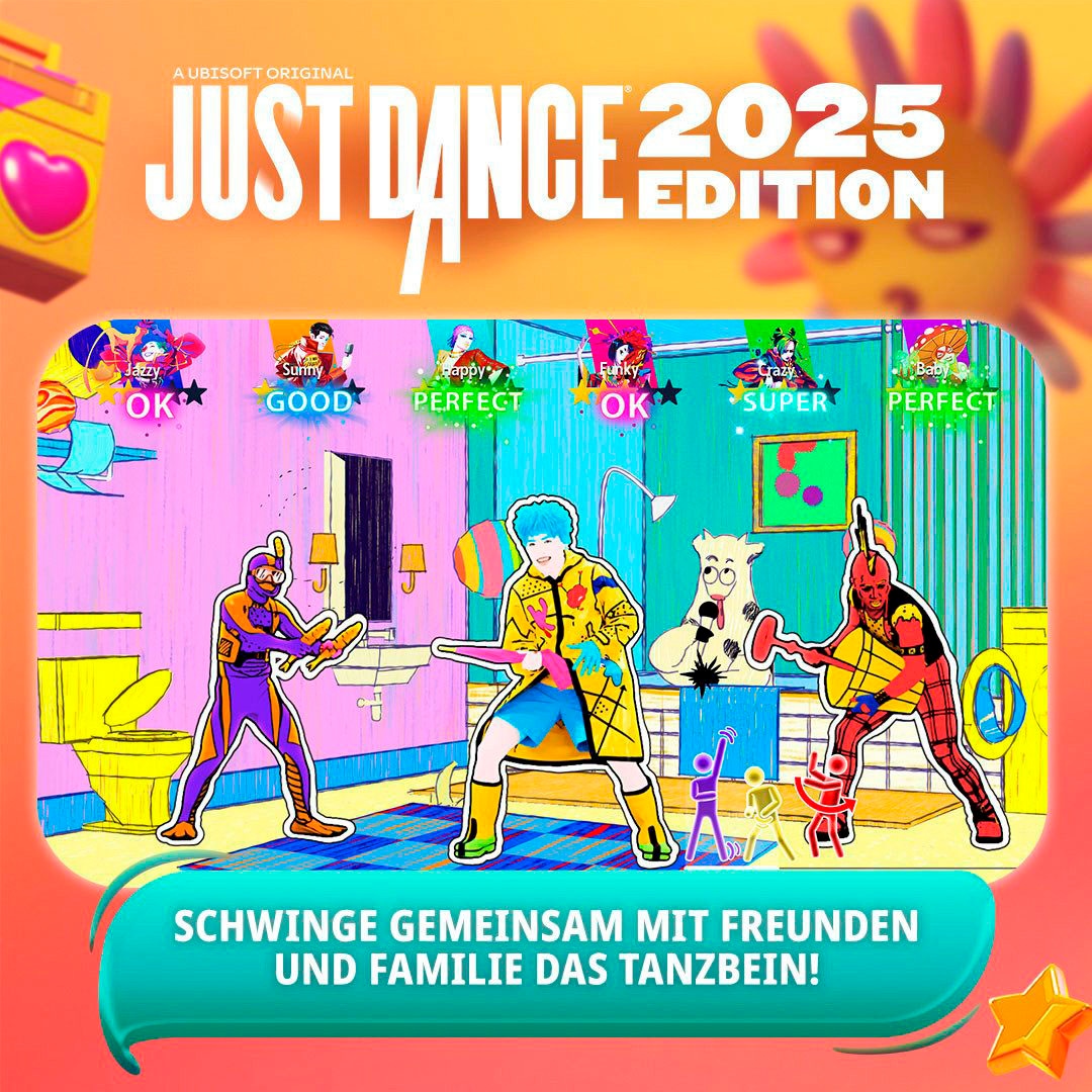 UBISOFT Spielesoftware »NSW Just Dance 2025 Limited Edition + Bluetooth Concert Lautsprecher«, Nintendo Switch