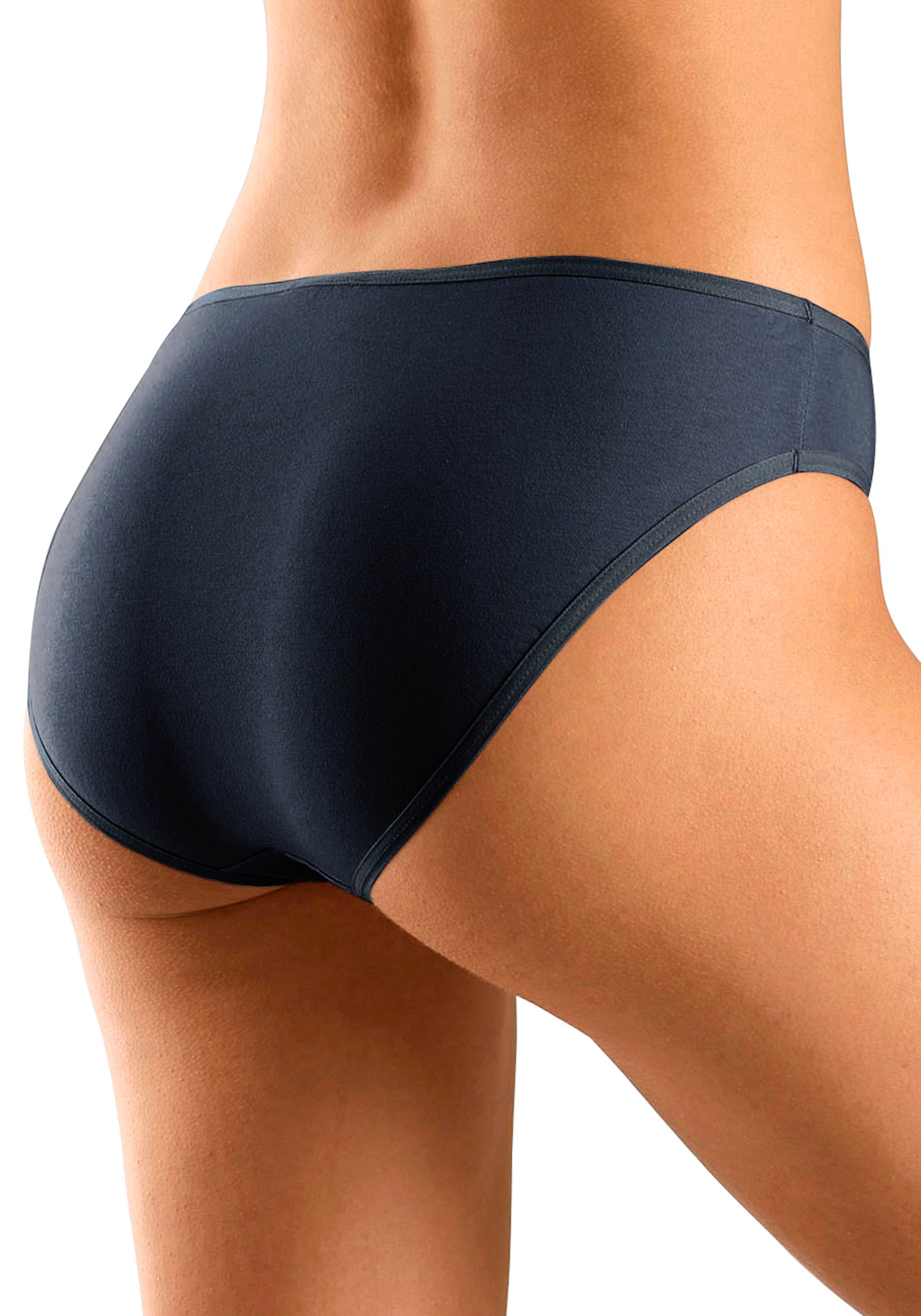 petite fleur Bikinislip, (10er-Pack), aus elastischer Baumwolle