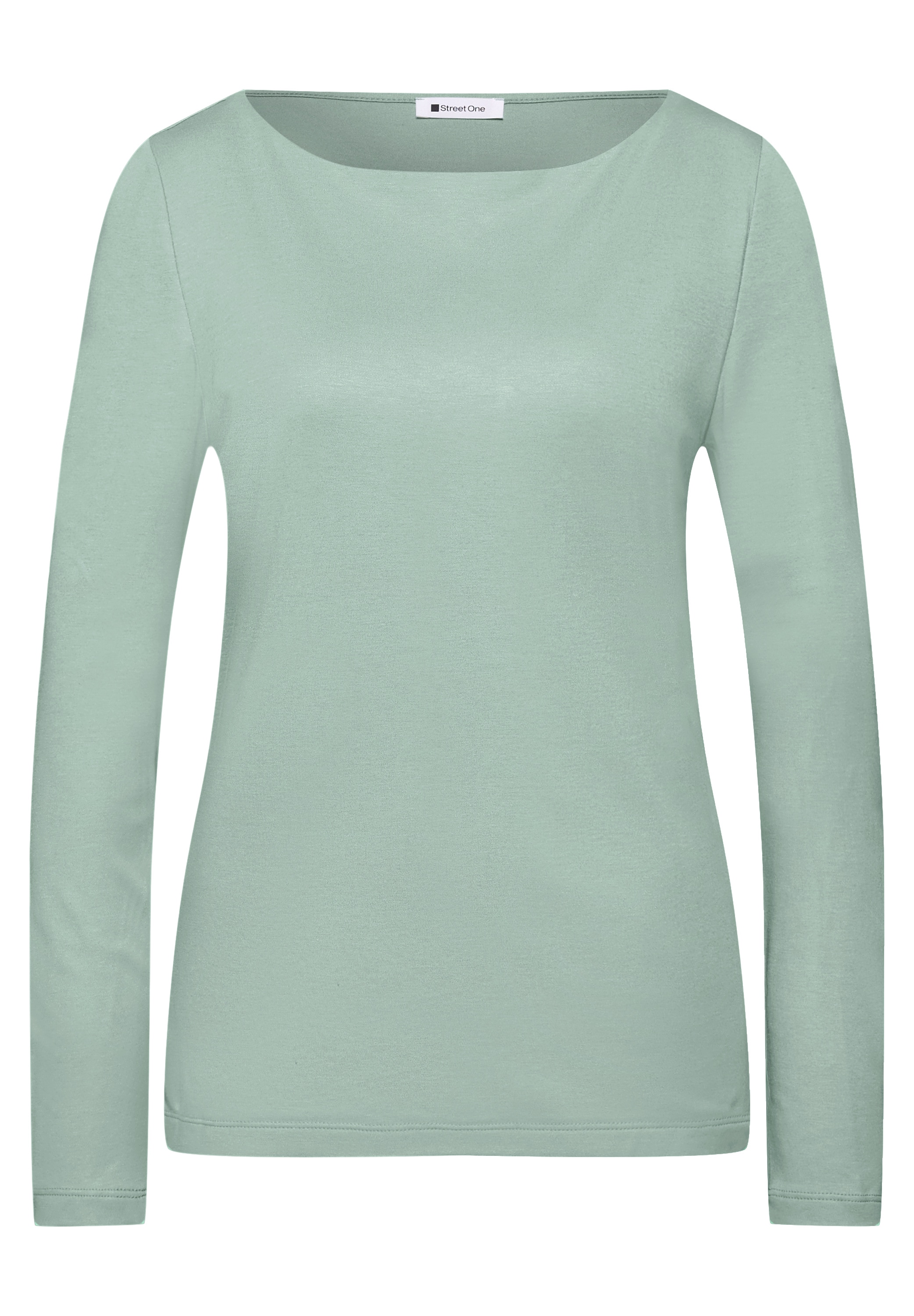 STREET ONE Langarmshirt »Style Lanea« Shirt mit U-Boot-Ausschnitt