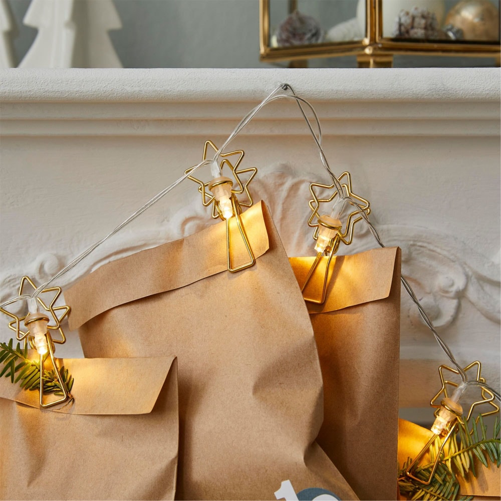 Schneider LED-Lichterkette »Sternchen, Weihnachtsdeko«, auf als bestellen verwendbar St.-flammig, 24 Raten Adventskalender auch