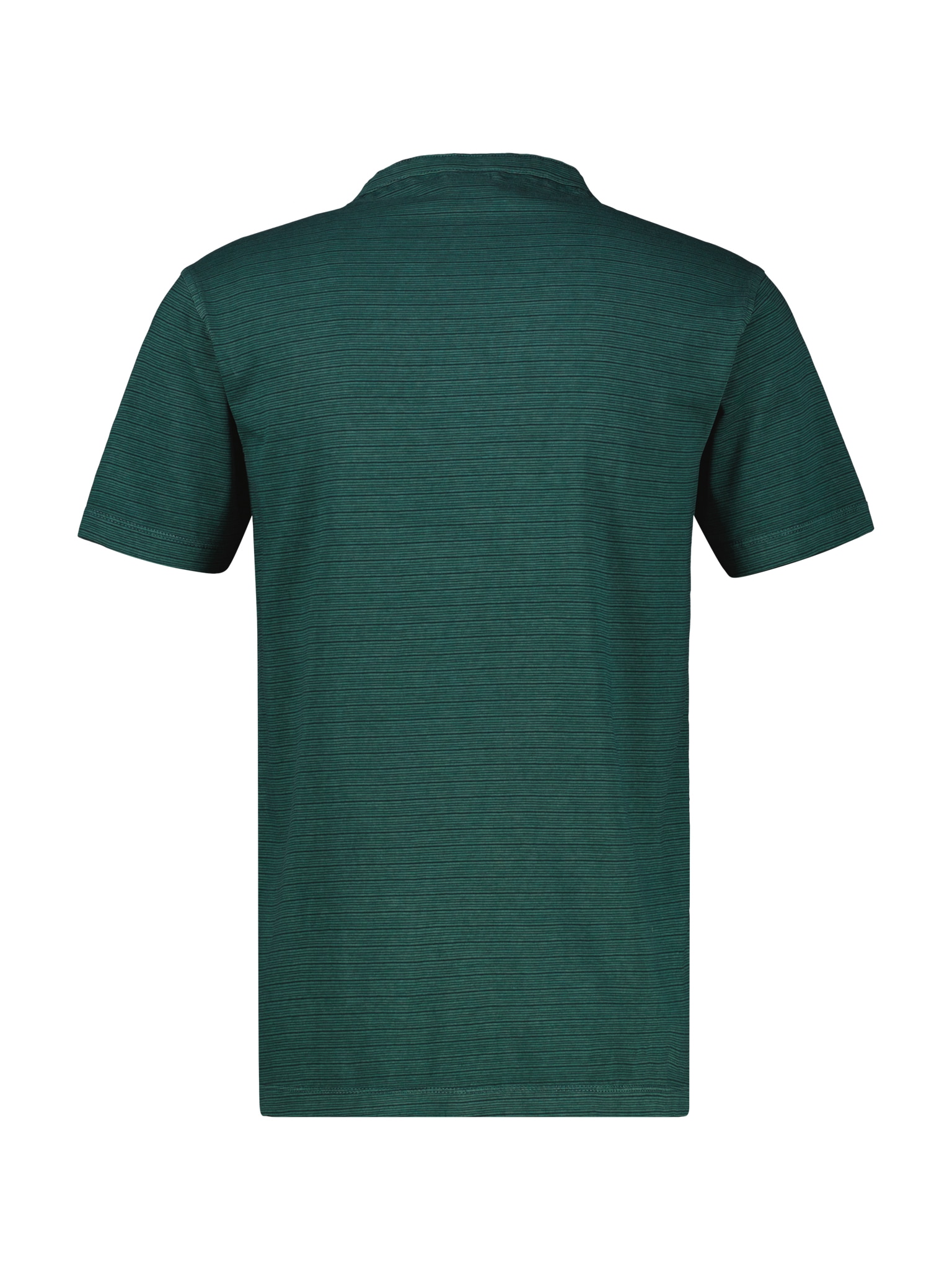 LERROS Kurzarmshirt mit Serafino-Kragen