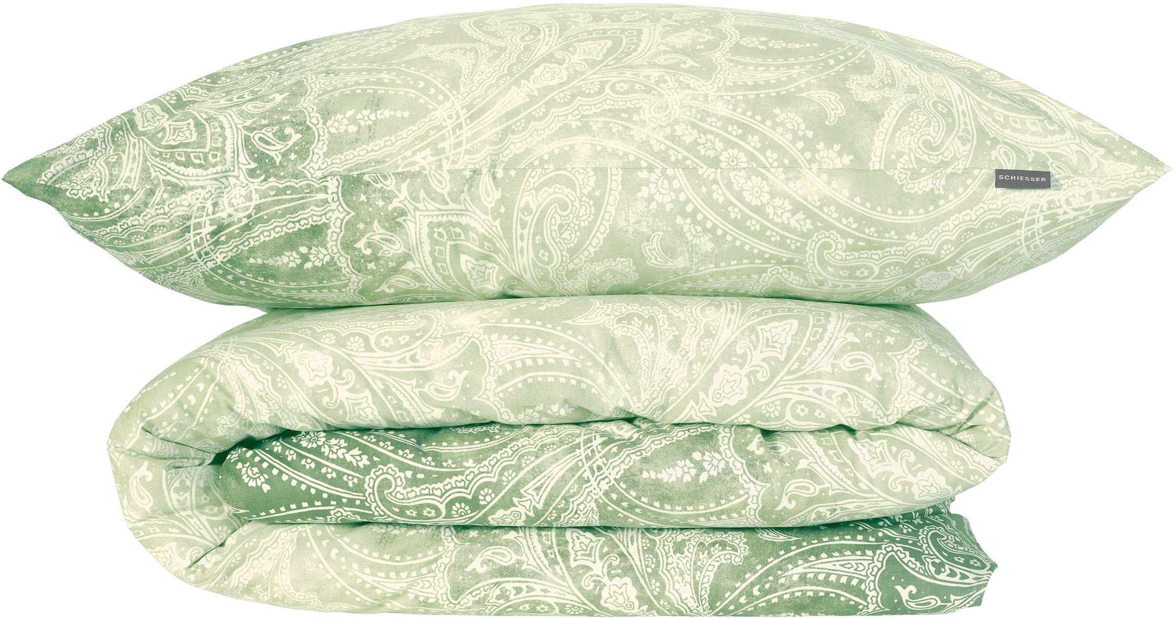 Schiesser Bettwäsche »Claire aus weicher Baumwolle mit Paisleymuster«, (2 tlg.), MADE IN GREEN by OEKO-TEX®-zertifiziert