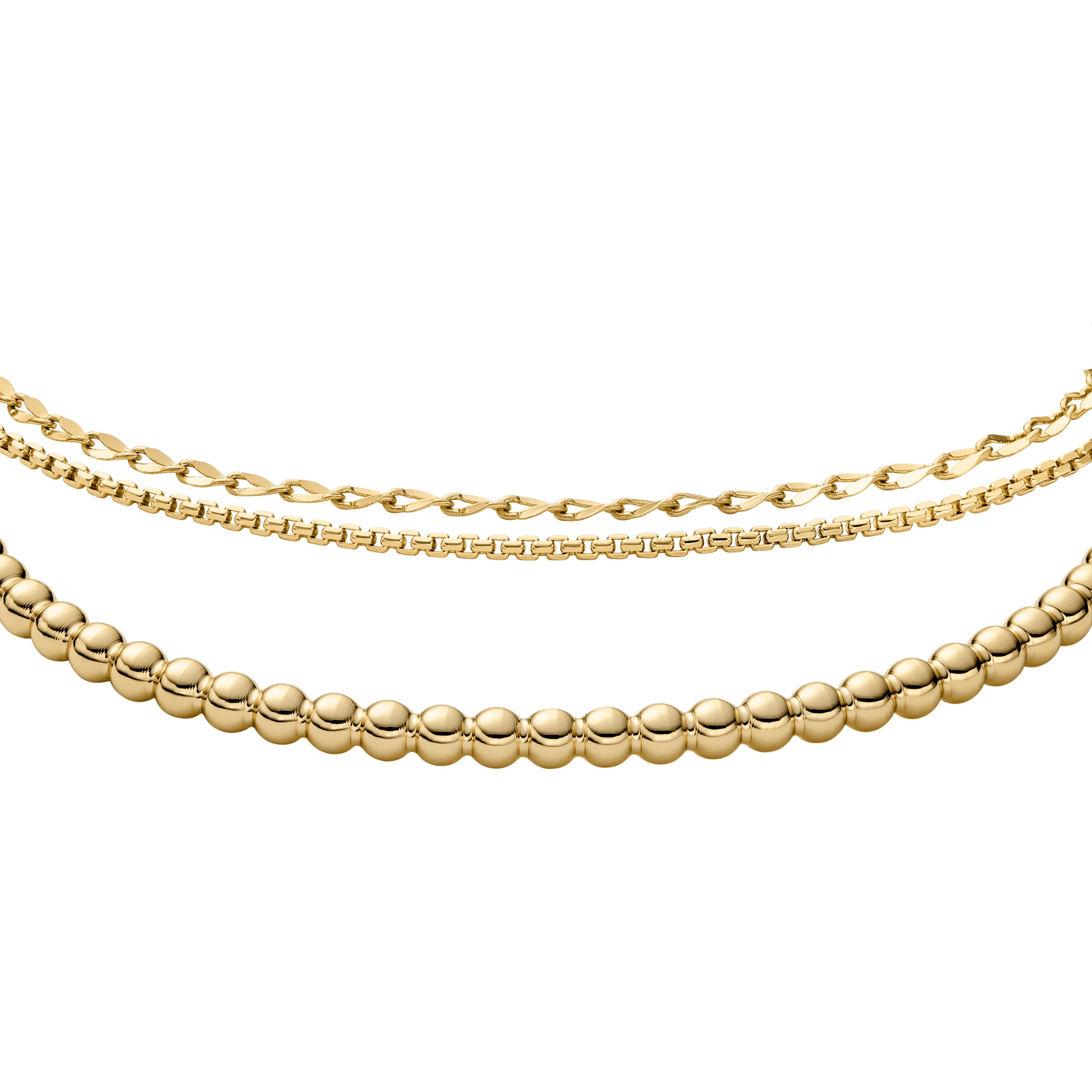 Fossil Armband Set »Multipack Schmuck Geschenk Metall JEWELRY«