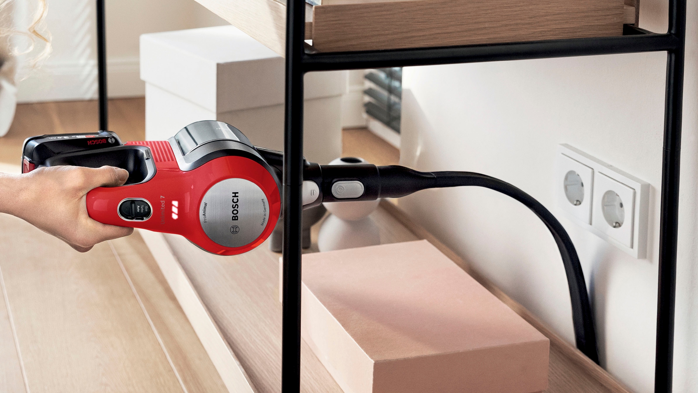 BOSCH Akku-Stielstaubsauger »Unlimited Serie 7 BKS711PET«, 40 Min. Laufzeit, knickbares Rohr, inkl. umfangreichen Zubehör
