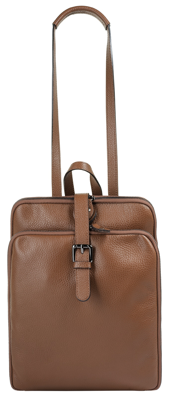 Cluty Cityrucksack, echt Leder, Made in Italy