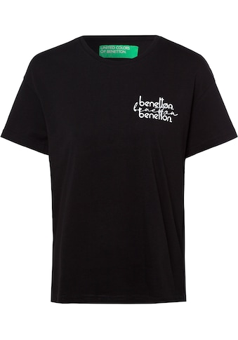 United Colors of Benetton Print-Shirt, mit Markendruck vorn kaufen