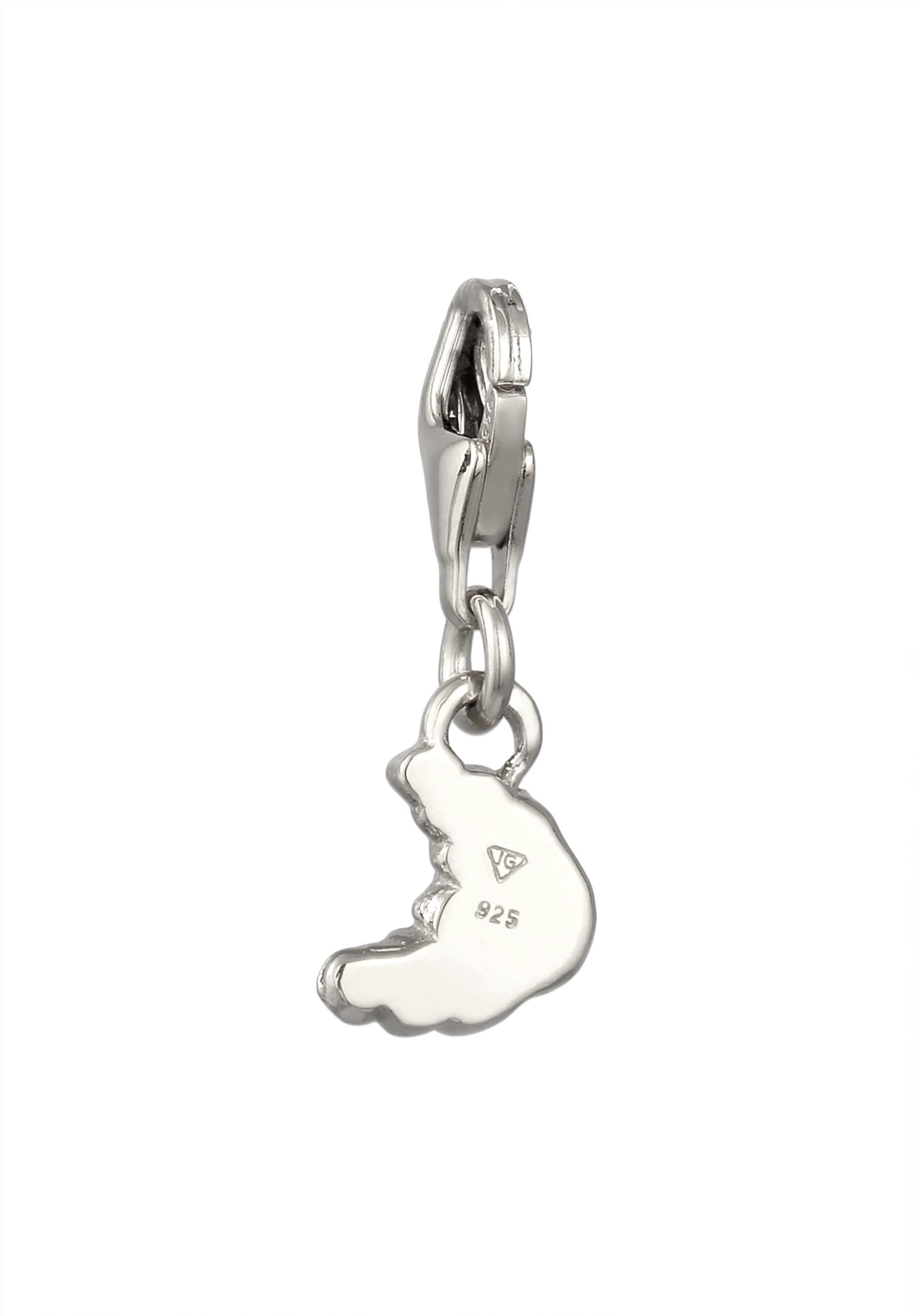 Elli Charm-Einhänger »Charm Charm Anhänger Croissant 925 Sterling Silber«