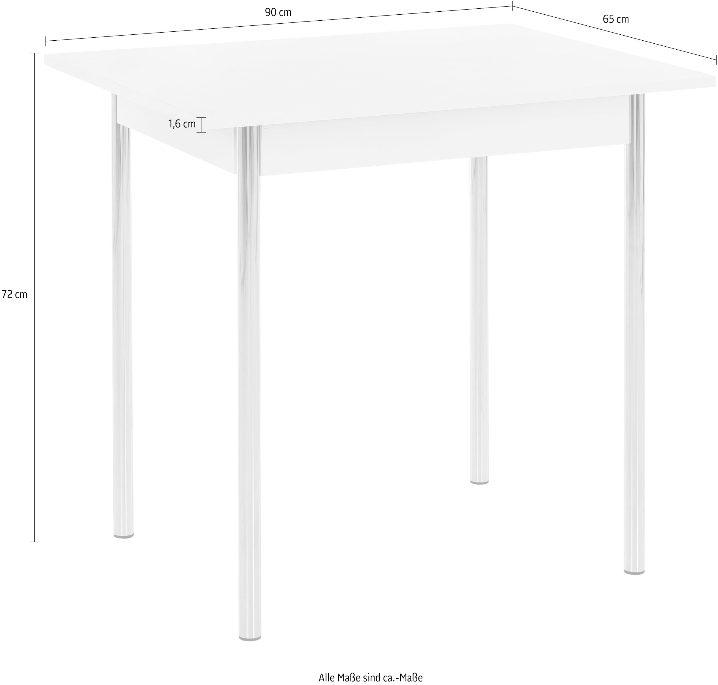 HELA Esstisch »Köln I T P«, Breite 90 cm