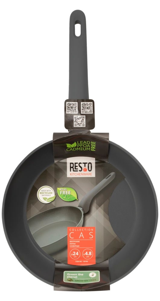 RESTO Kitchenware Bratpfanne »Cas, Universalpfanne mit ergonomischem Soft-Touch Griff«, Aluminium, (1 tlg.), mit keramischer Antihaftbeschichtung, PFAS-frei