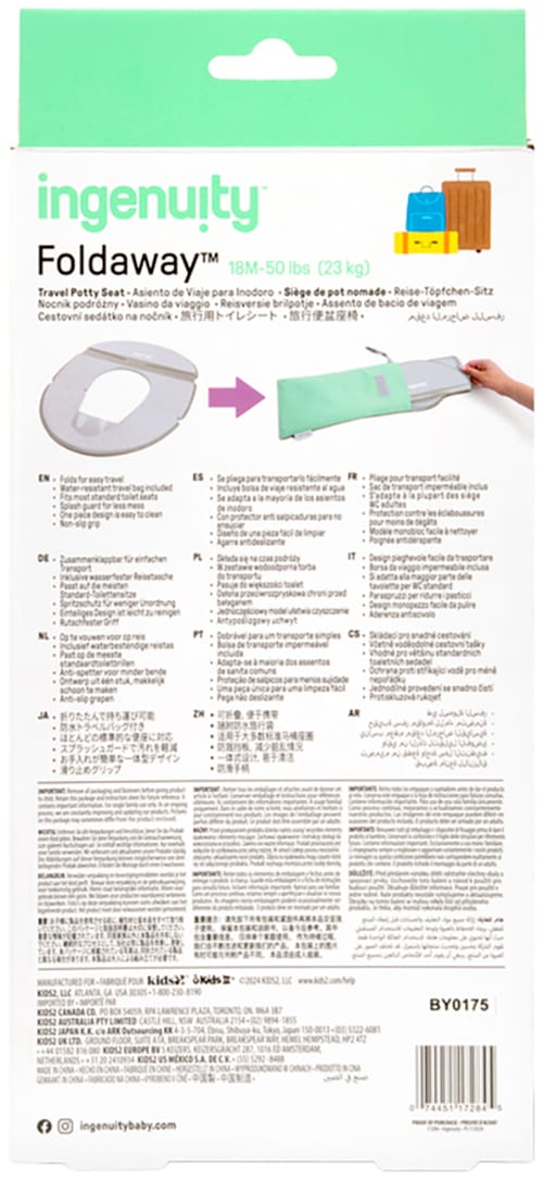 ingenuity Toilettentrainer »Fold Away Toilettensitzauflage«