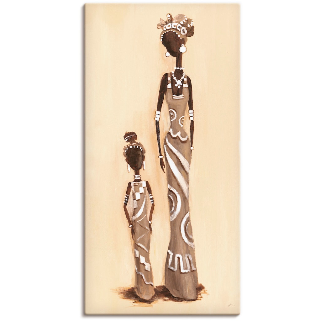 Artland Wandbild »Afrikanerin - mit Kind«, Frau, (1 St.)