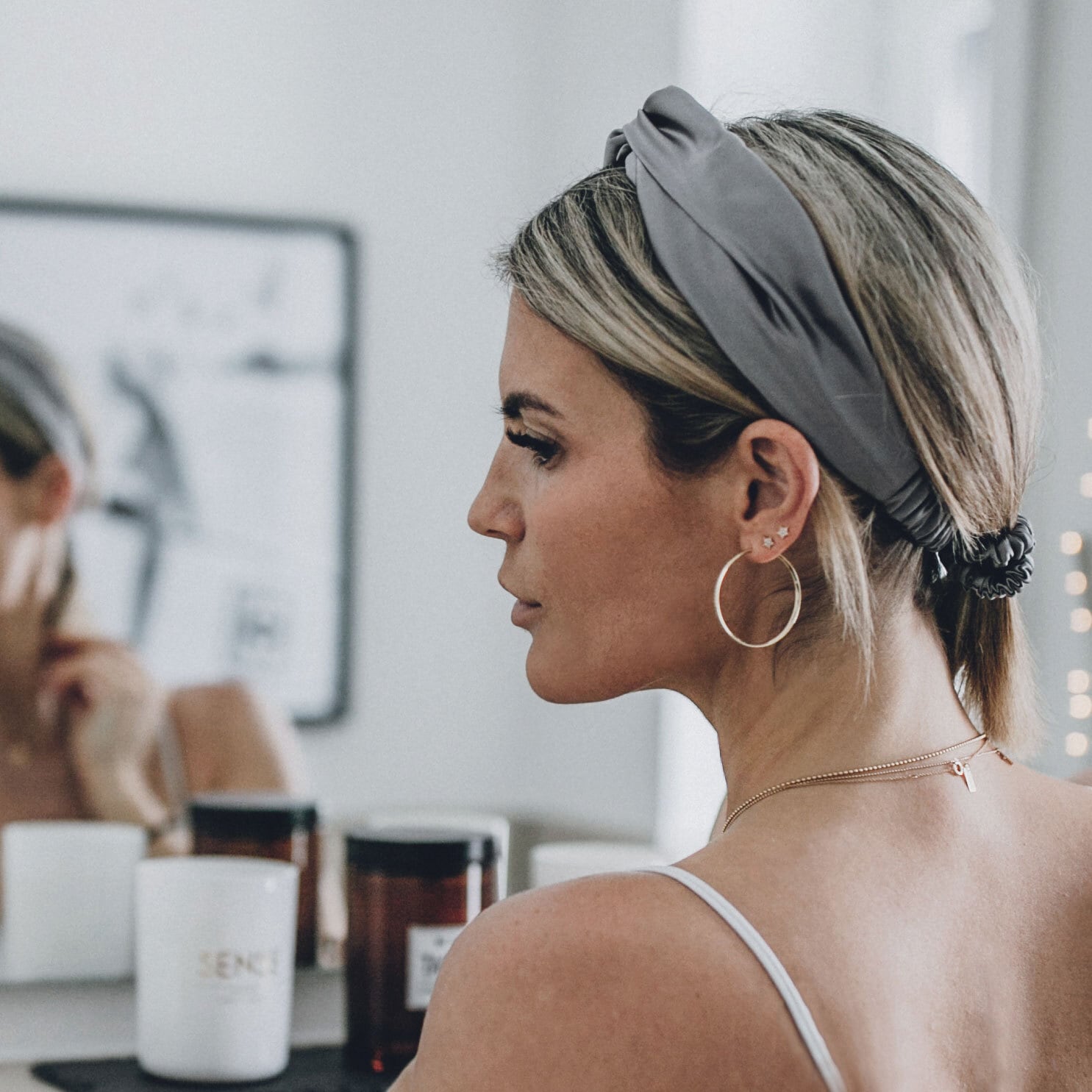 AILORIA Diadem »Set Headband und Scrunchie S aus Seide SOYEUX & DOUX«