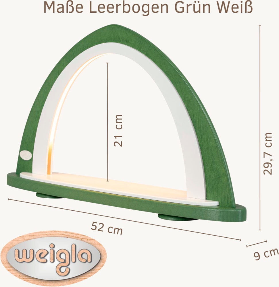 Weigla LED Schwibbogen »Weihnachtsdeko, Made in Germany« 1 Stk. Leerbogen zum Selbstbestücken
