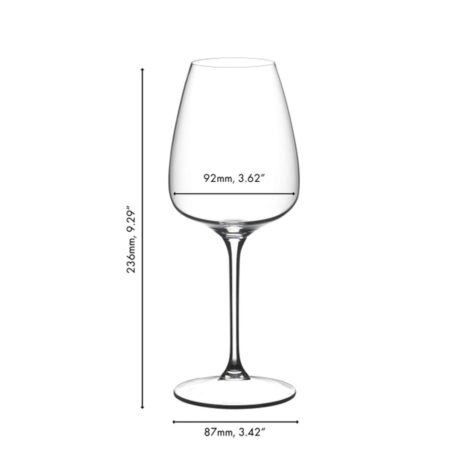 RIEDEL THE WINE GLASS COMPANY Weißweinglas »Weißwein / Champagnerglas / Spritz Drink Grape 550 ml 2er Set transparent«