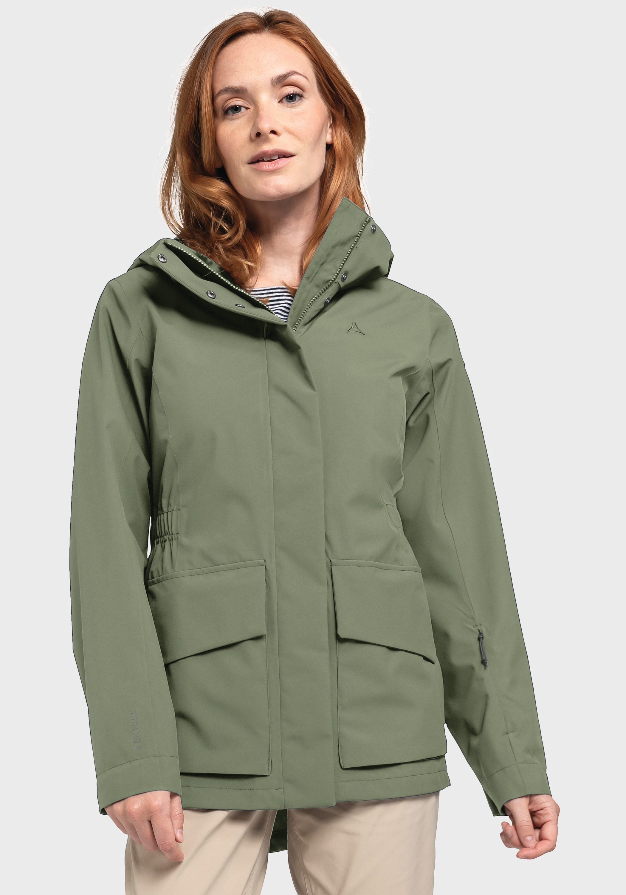 Schöffel Outdoorjacke »Jacket Geneva L«, mit Kapuze