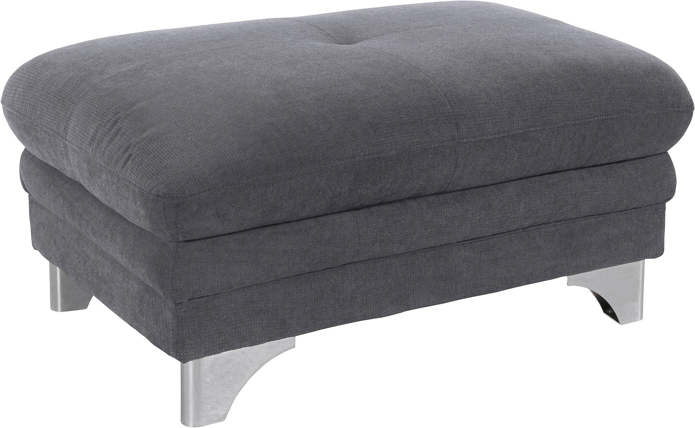COTTA Polstergarnitur »Enterprise«, (Set), Set: bestehend aus 2,5-Sitzer und Hocker, Kopf- und Armteilverstellung