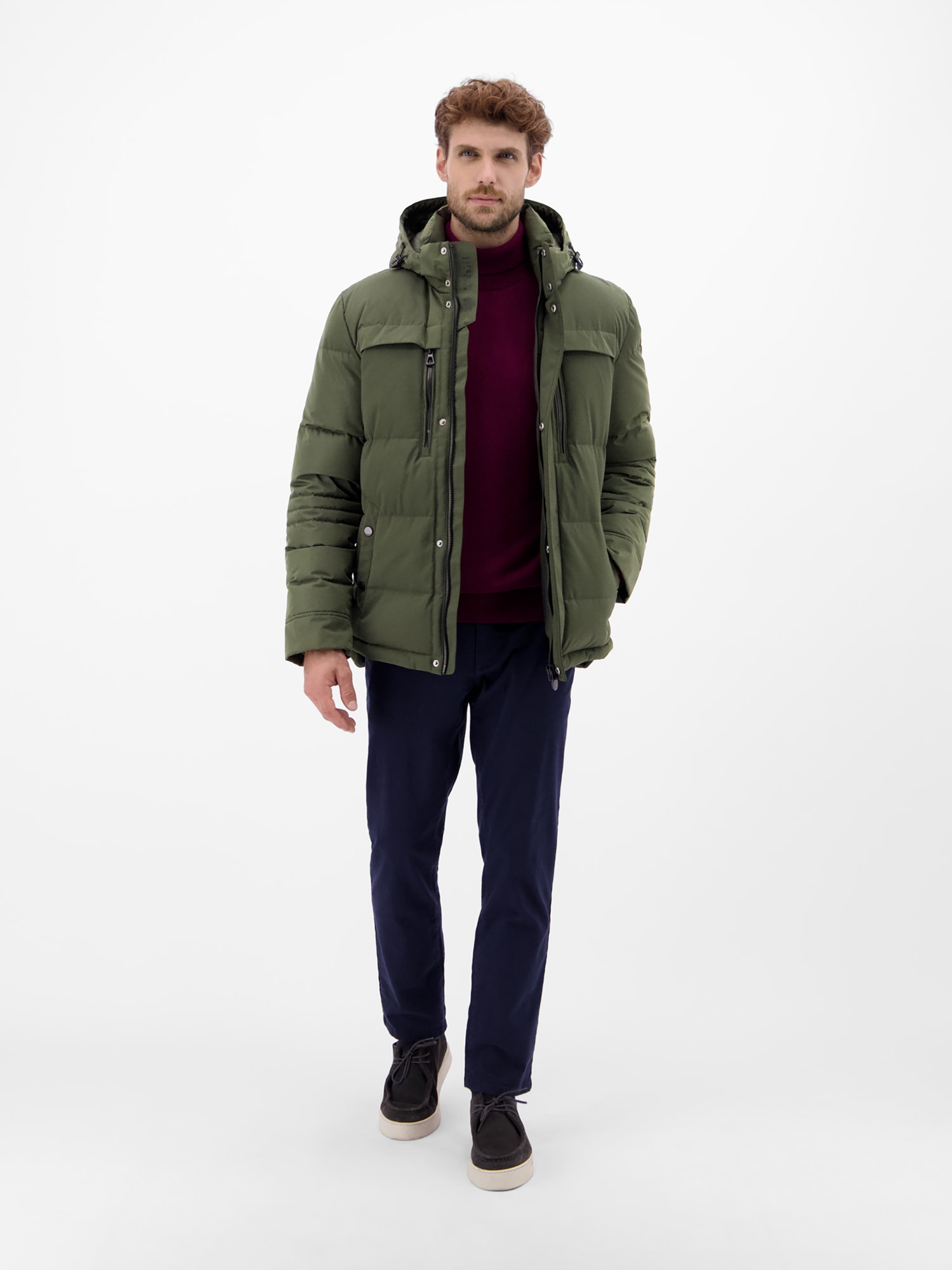 LERROS Winterjacke »Funktionale Winterjacke für Herren« mit Kapuze