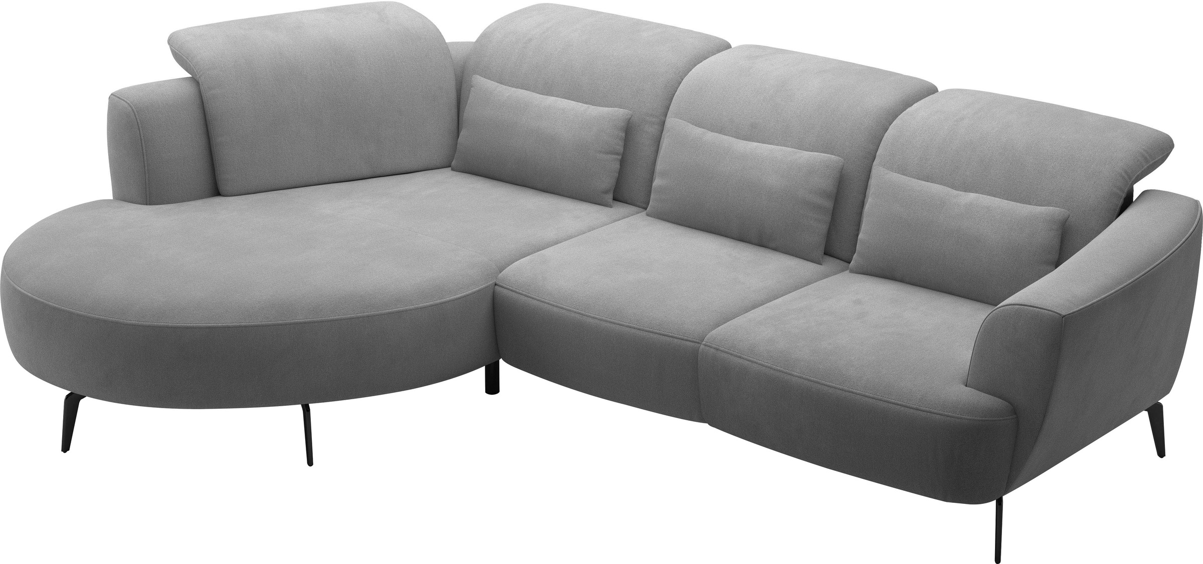 sit&more Ecksofa »Zoe«, ink.Sitztiefenverstellung, wahlweise mit Kopfteilverstellung