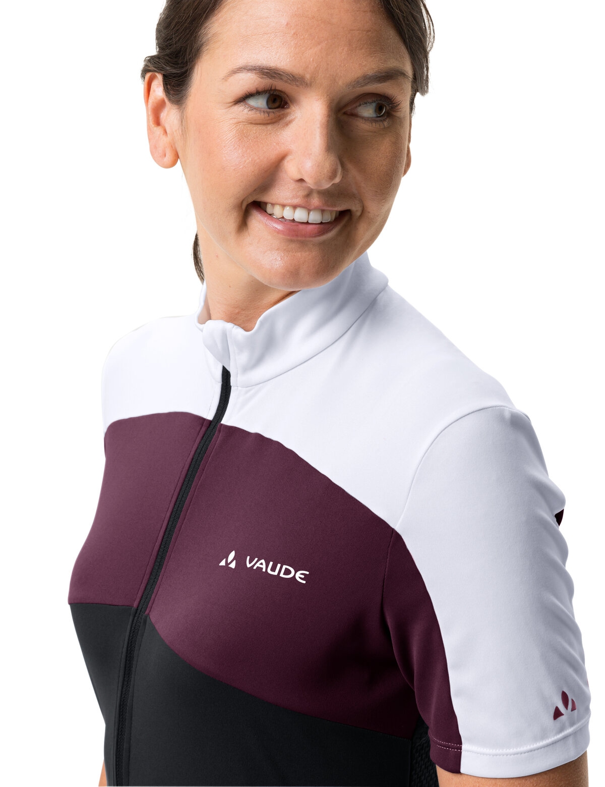 VAUDE Radtrikot »WOMEN'S MATERA FZ TRICOT«, Fahrradshirt Colorblocking