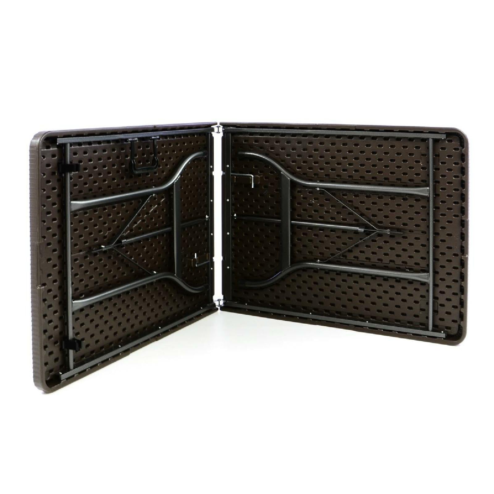 VCM Gartentisch »Partytisch Rattan-Optik braun«