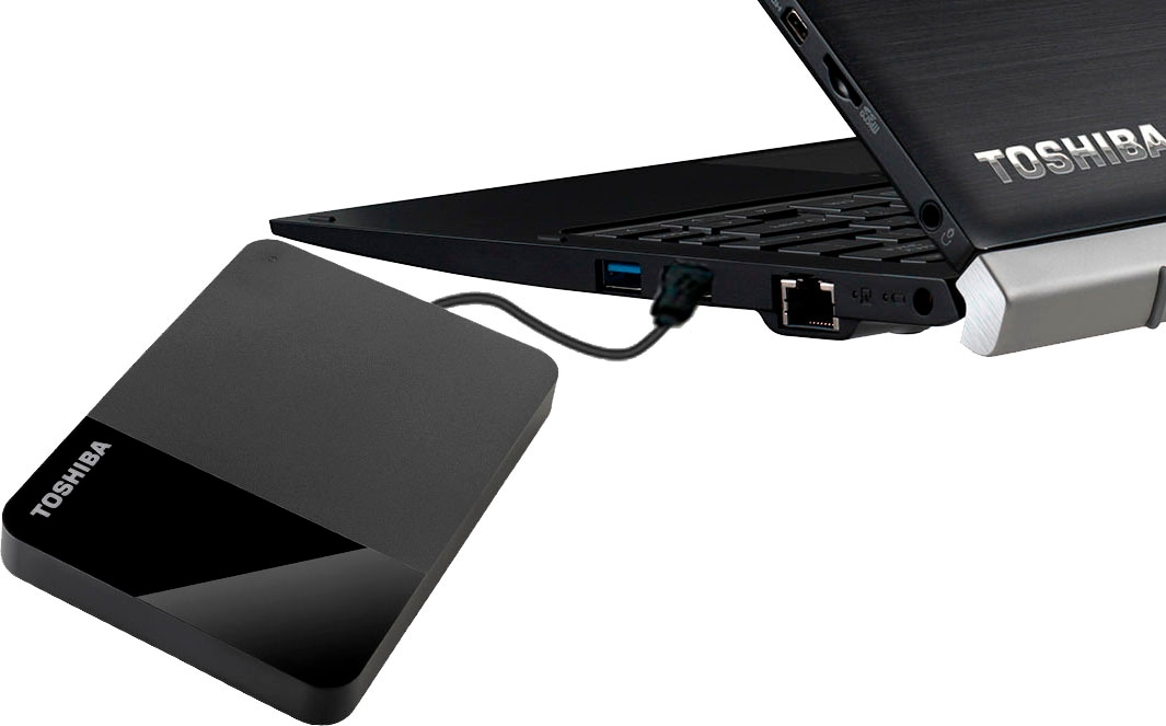 Toshiba externe HDD-Festplatte »Canvio Jahre Garantie UNIVERSAL XXL ➥ Zoll, USB Ready«, 3 2,5 | 3.2 Anschluss