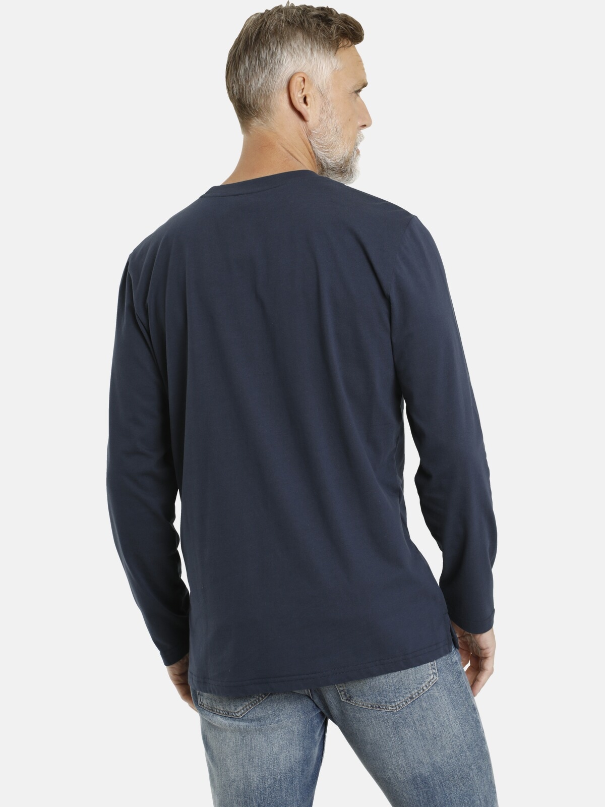 Jan Vanderstorm Langarm-Poloshirt »Langarmshirt STAAF«