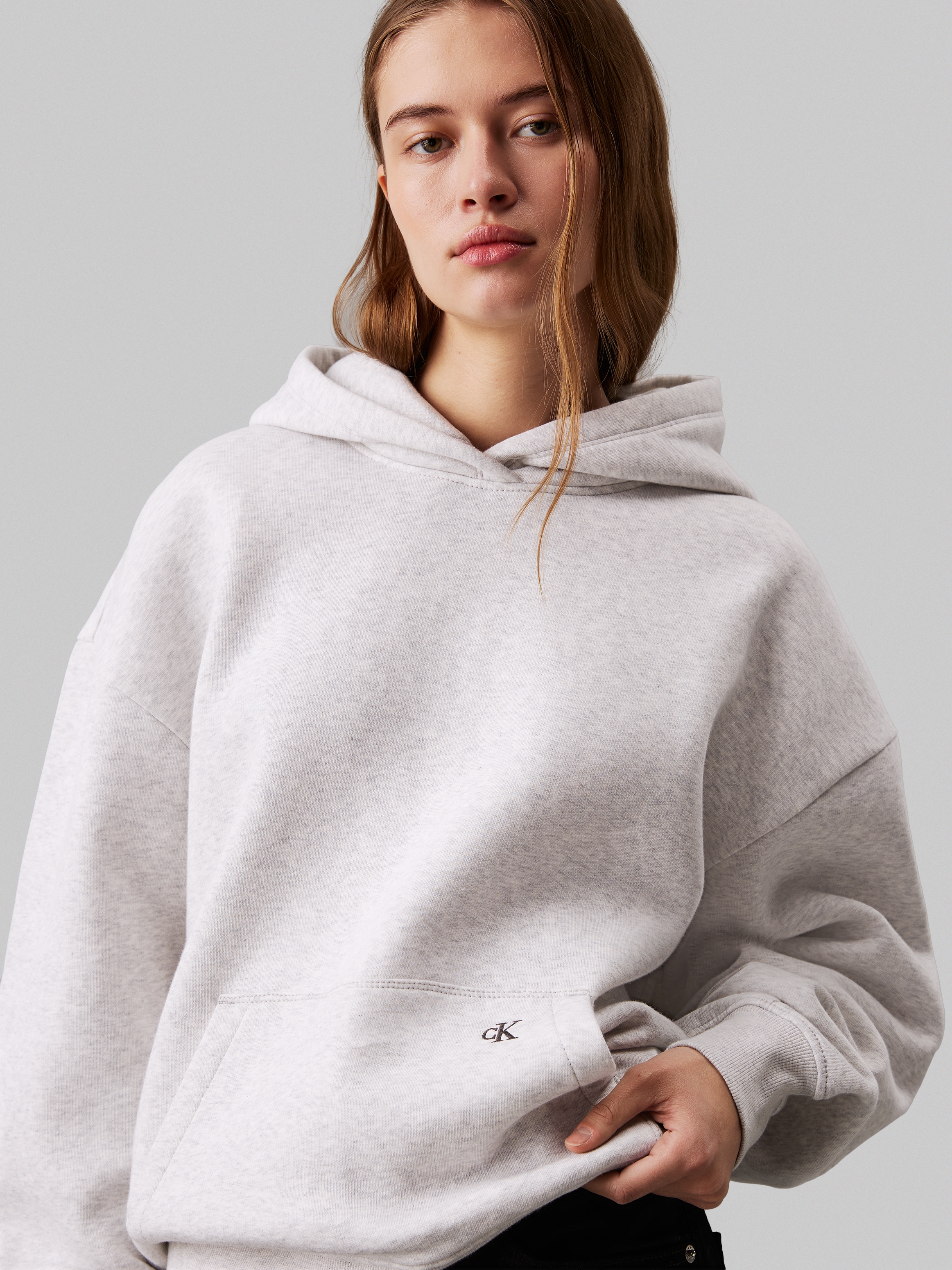 Calvin Klein Jeans Kapuzensweatshirt »MIXED LOGO RELAXED HOODIE«, mit Backprint
