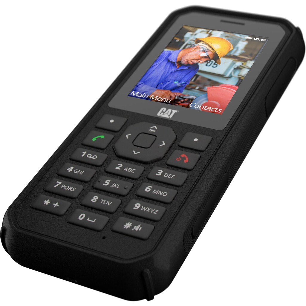 CAT Handy »CAT B40, Dual-Sim«, black, 6,1 cm/2,4 Zoll, 2 MP Kamera