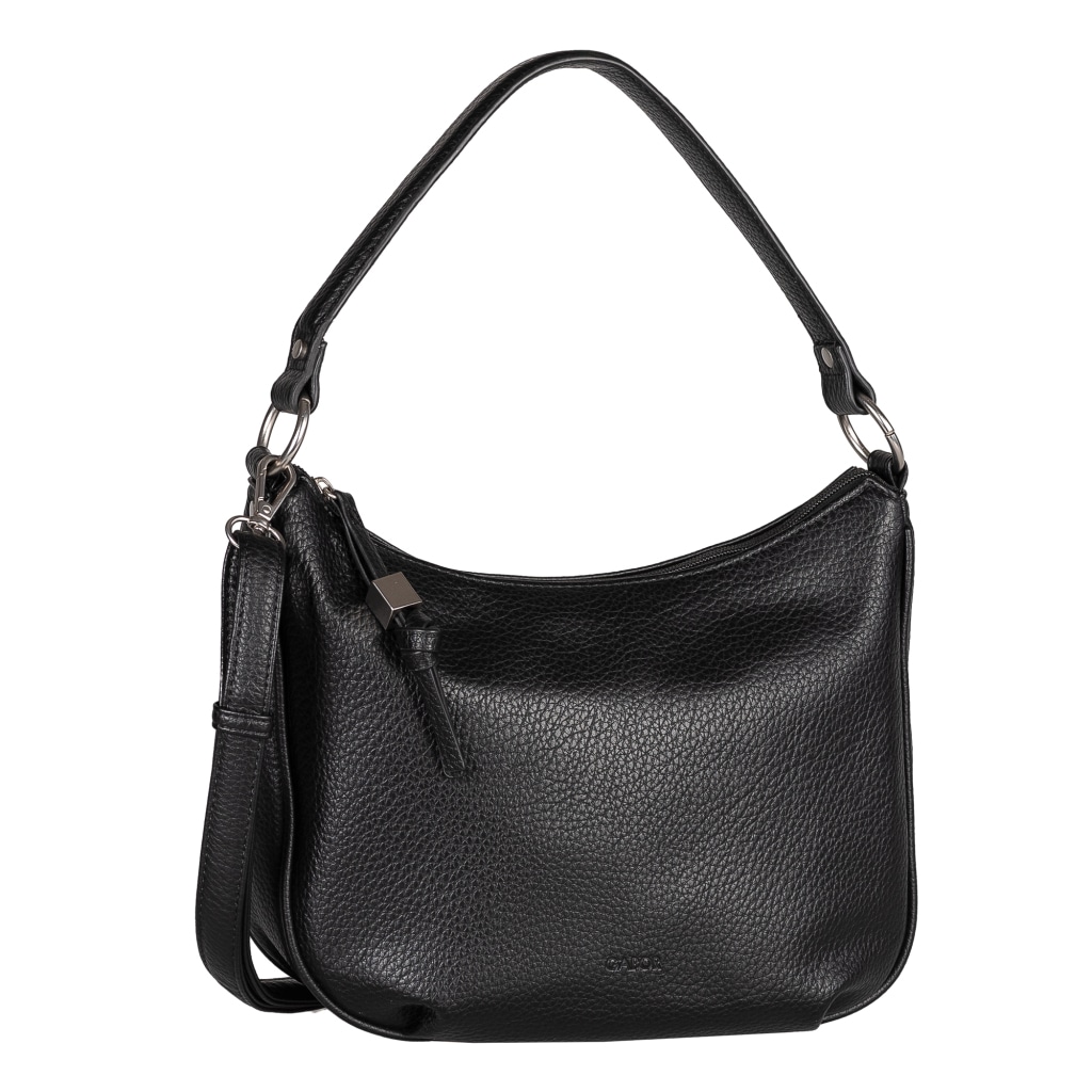 Gabor Schultertasche »Rosina« lässiger Look mit softem Material und markantem Metalldetail am Zipper
