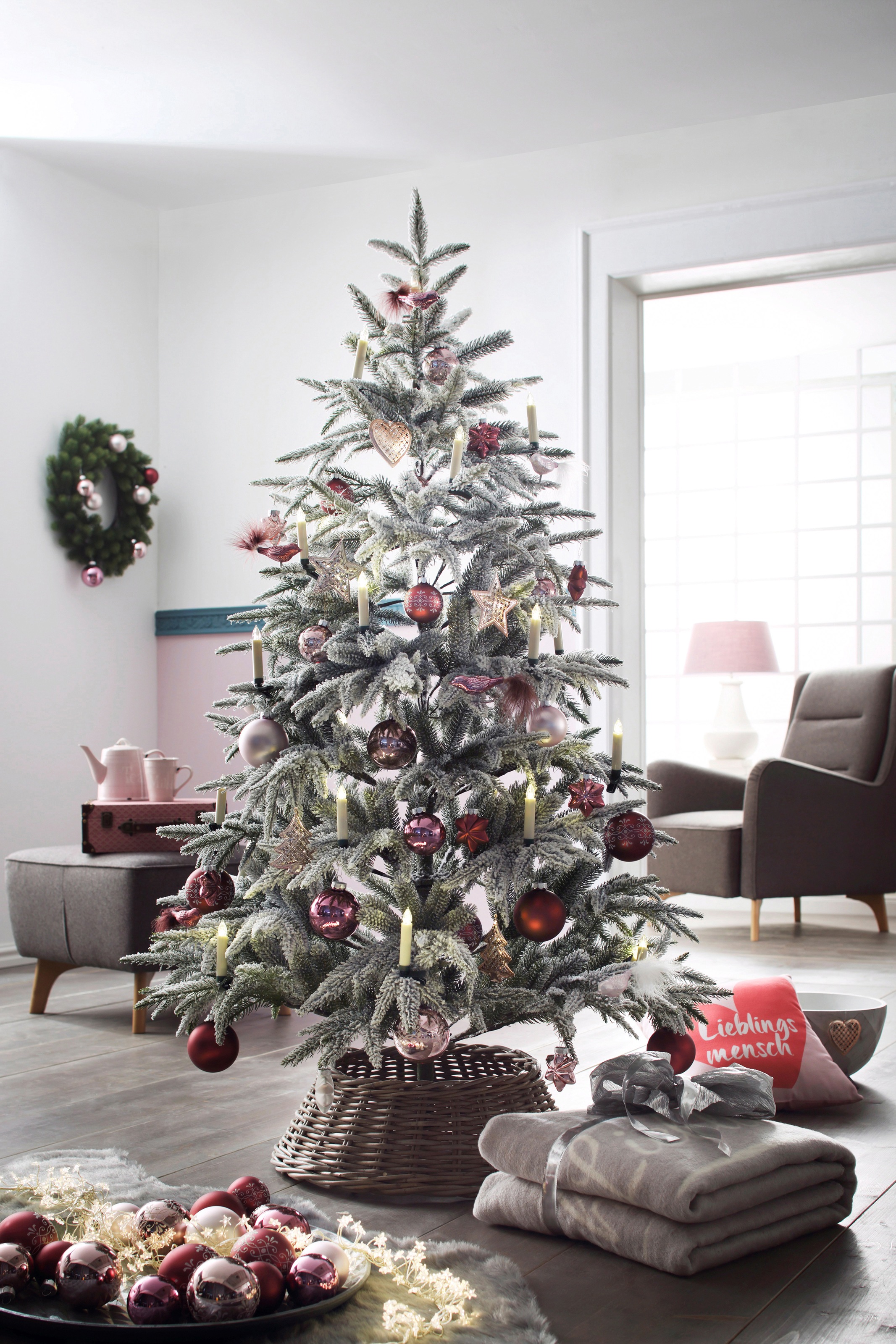 CHRISTMAS GOODS by Inge Christbaumschmuck »Dekohänger Herz/Stern/Baum«,  (Set, 6 tlg.), aus Metall online kaufen