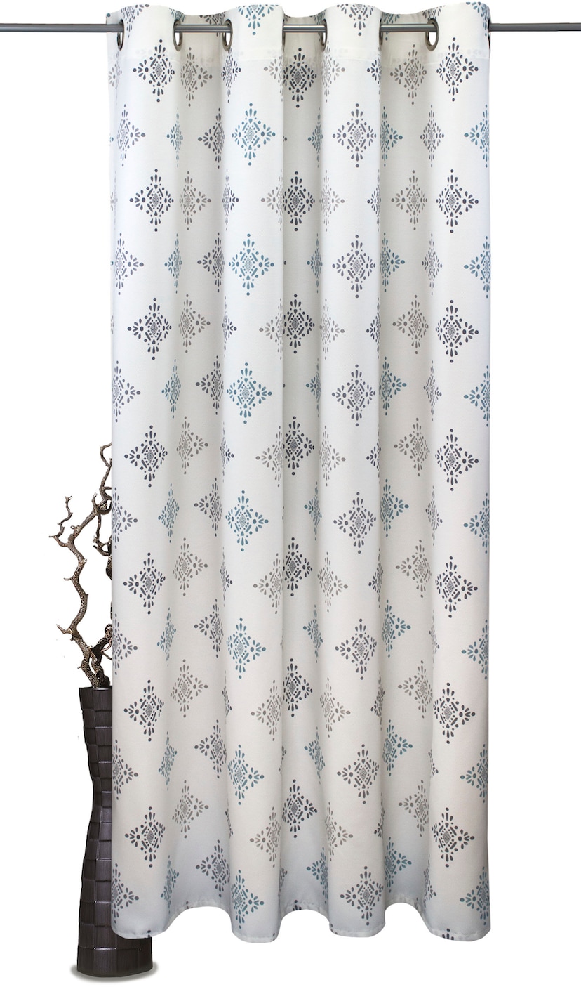 Leonique Vorhang (1 bedruckt, Foliendruck mit verschiedene »Lerina«, Größen St.),