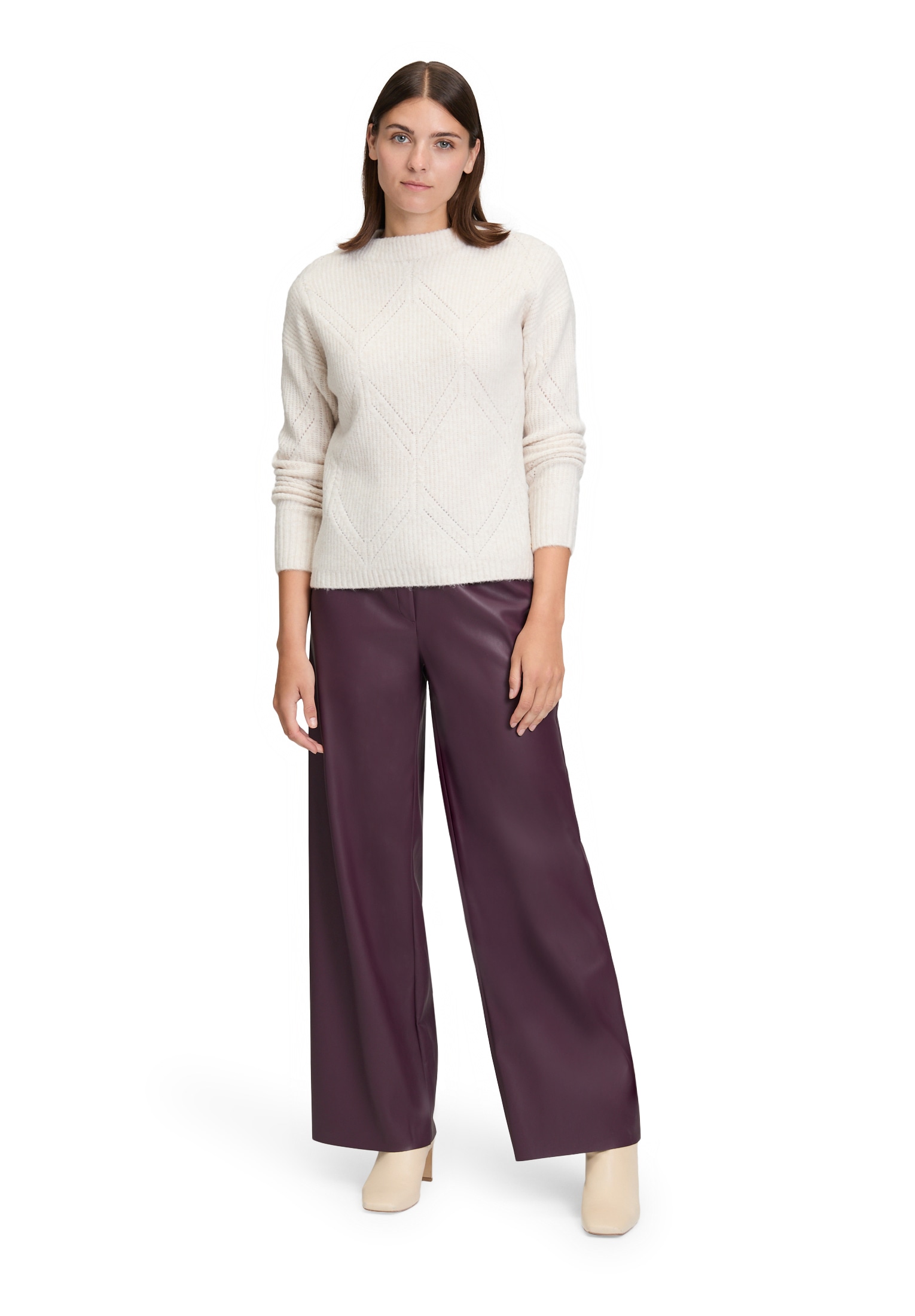 Betty&Co Strickpullover »Strickpullover mit Struktur«