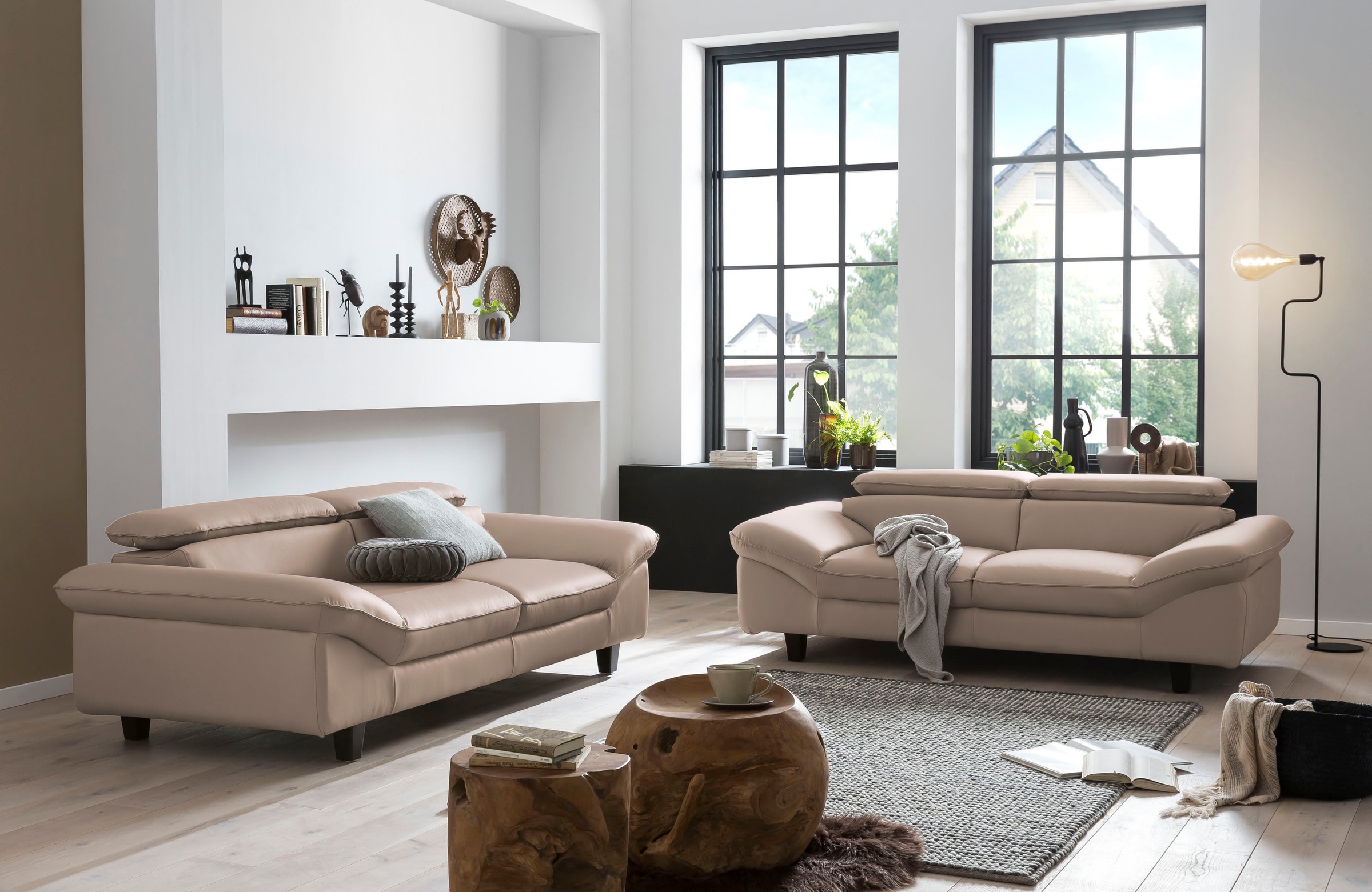 OTTO home 2-Sitzer »Pilot« Big-Sofa mit Kopfteilverstellung