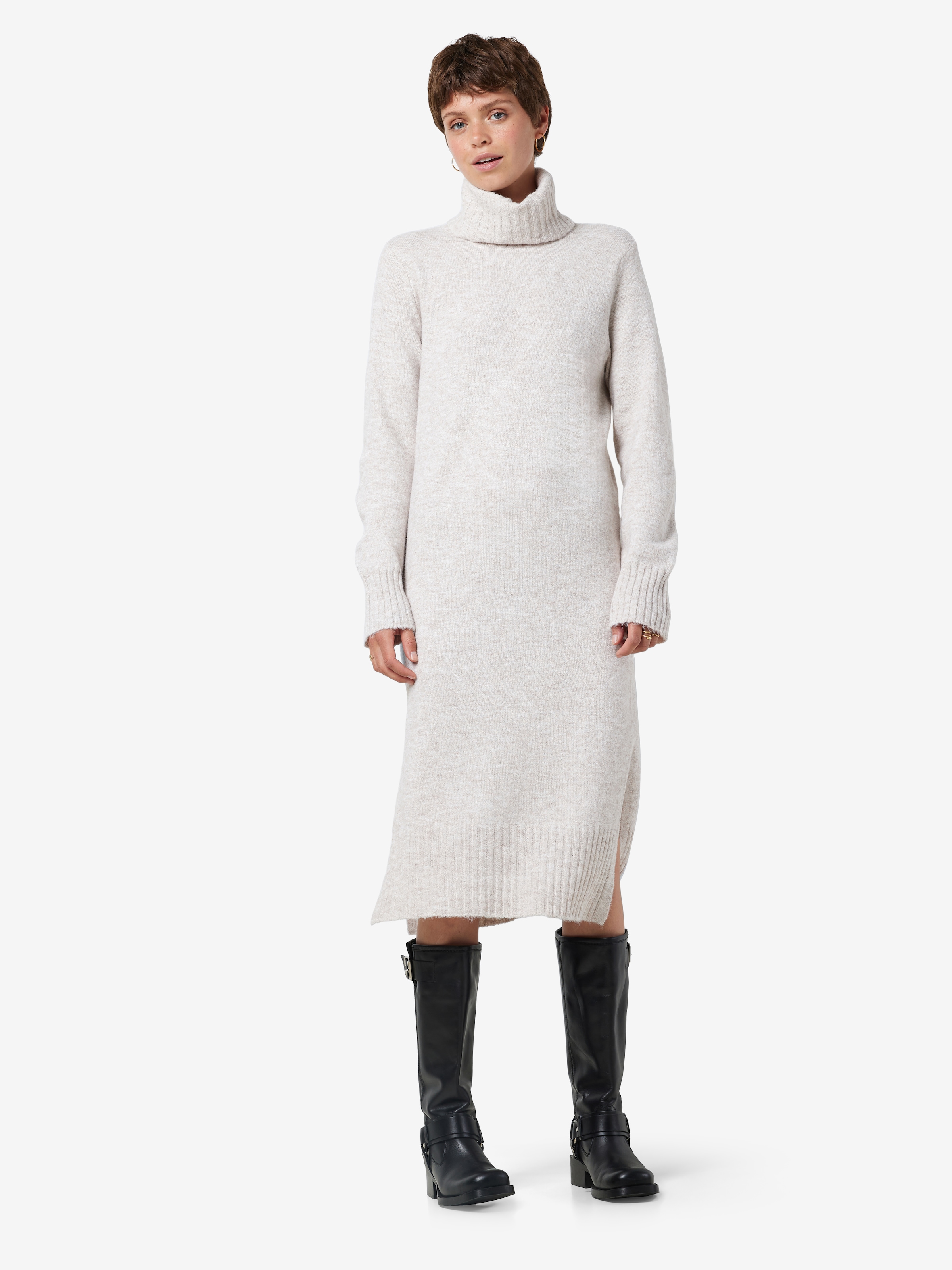 Noisy may Strickkleid »NMVIOLA L/S ROLLNECK KNIT DRESS FWD NOOS«