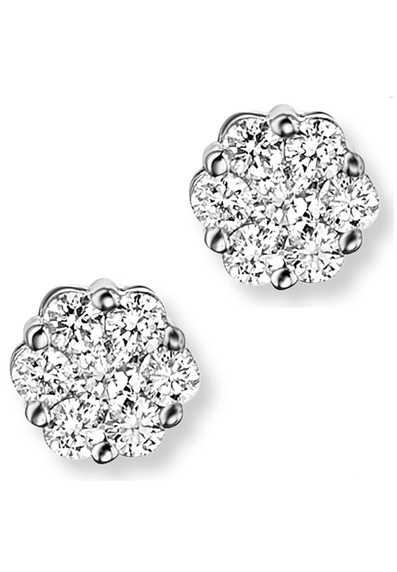 Paar Ohrstecker »0.25 ct Diamant Brillant Ohrringe  Ohrstecker aus 585 Weißgold«