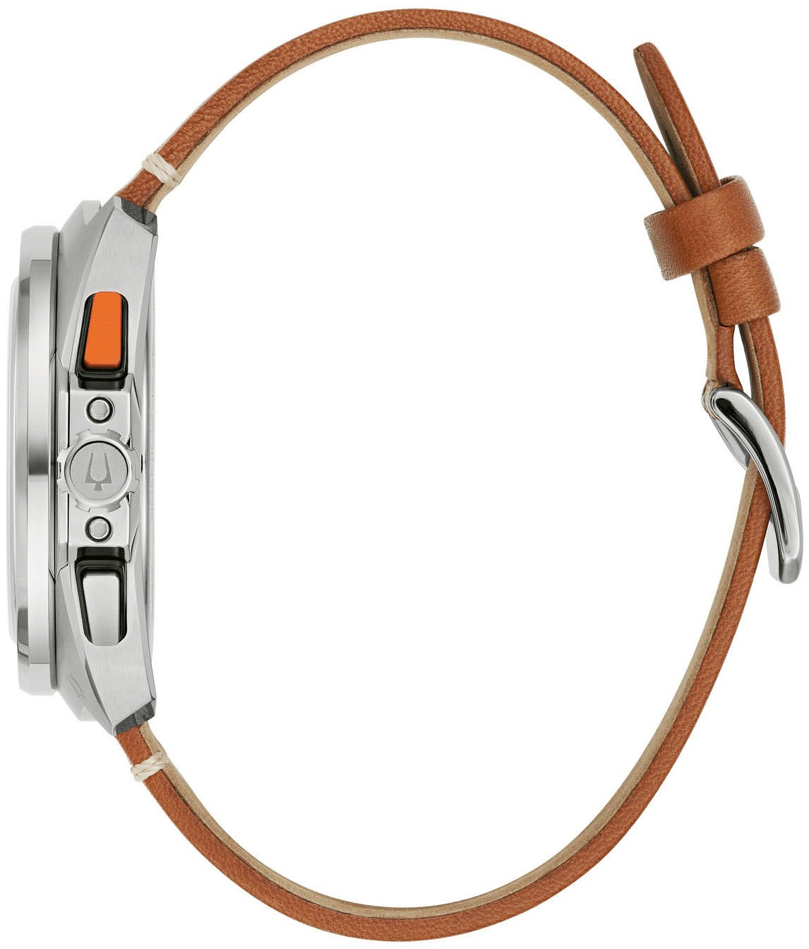 Bulova Chronograph »Racer«, Armbanduhr, Quarzuhr, Herrenuhr, Saphirglas, Lederarmband