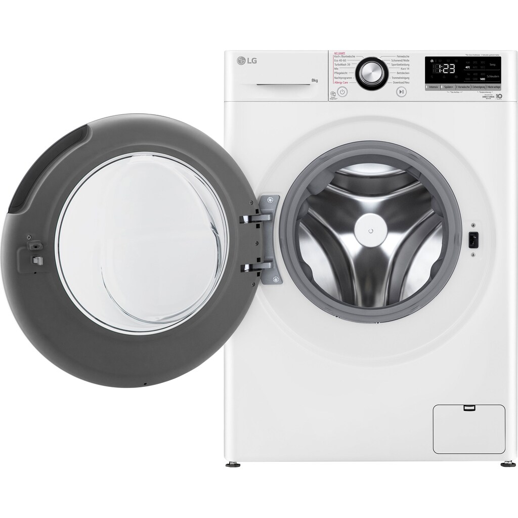 LG Waschmaschine »F4WV4085«, F4WV4085, 8 kg, 1400 U/min