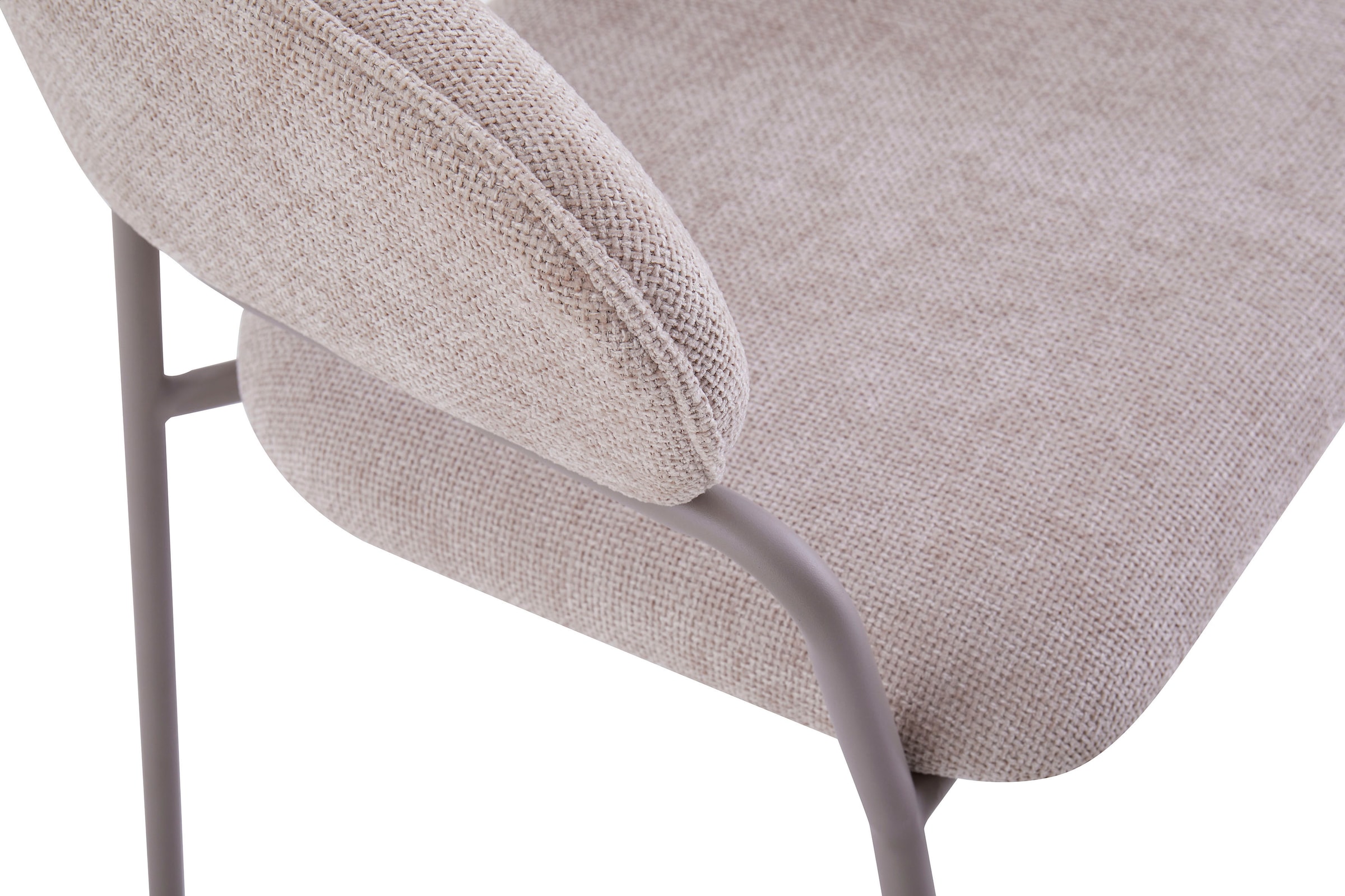 byLIVING Esszimmerstuhl »Curve« (Set) 2 Stk.moderner Stoff Stuhl mit gemütlichem Sitzkomfort, verschiedene Farben.