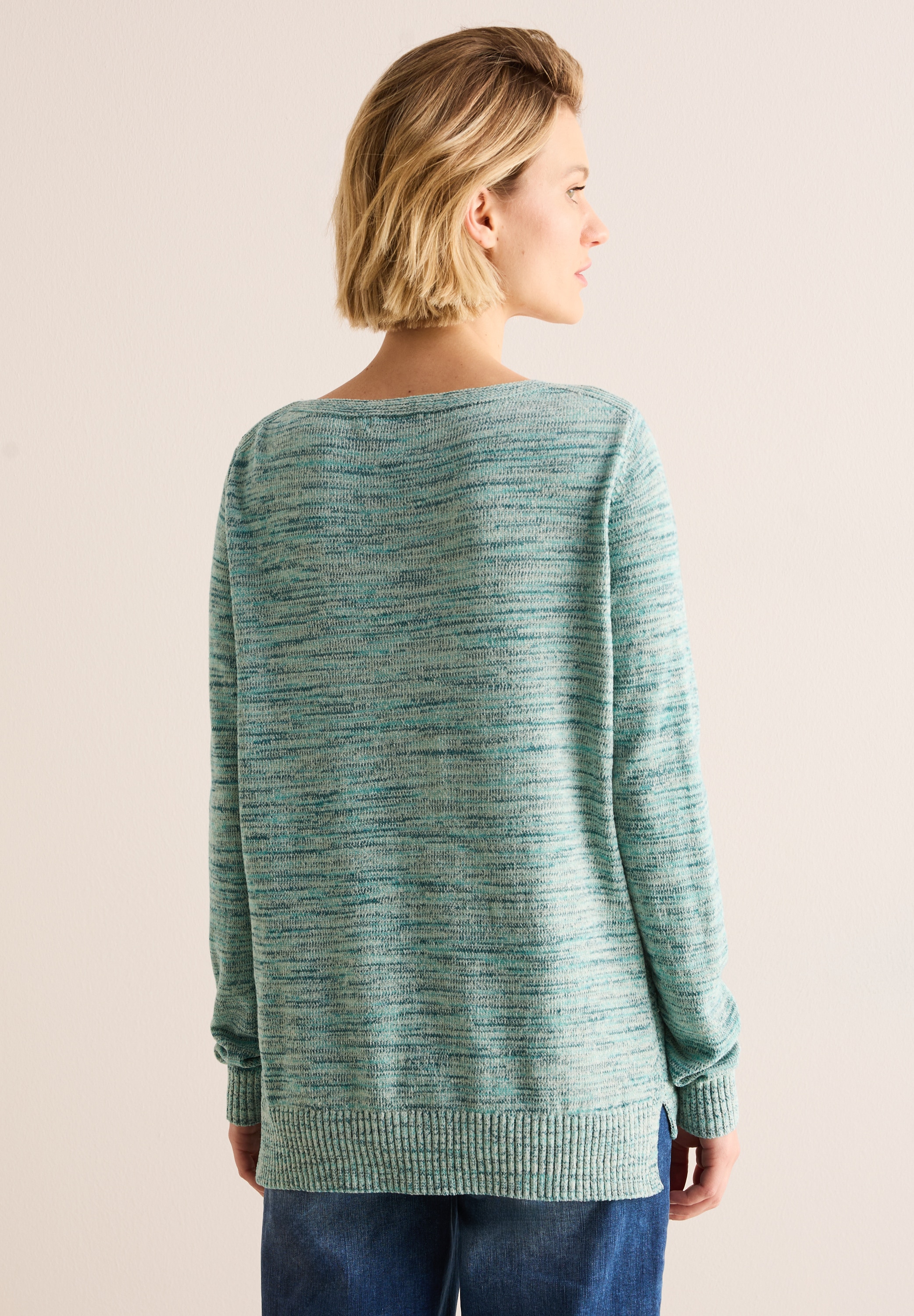Cecil Strickpullover, im Melange-Look