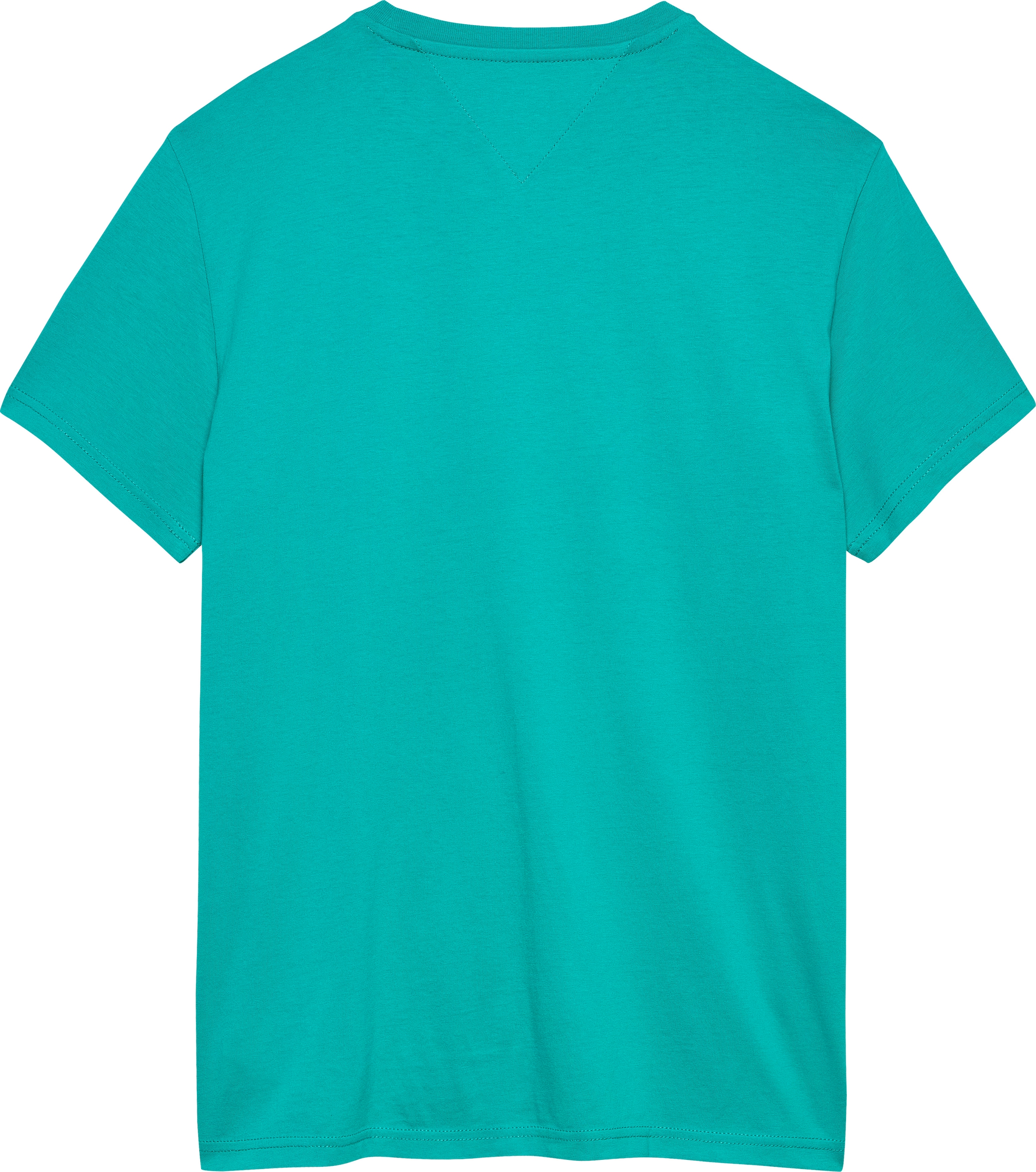 Tommy Jeans T-Shirt »TJM SLIM ESSENTIAL FLAG TEE EXT« Mit Rundhalsausschnitt