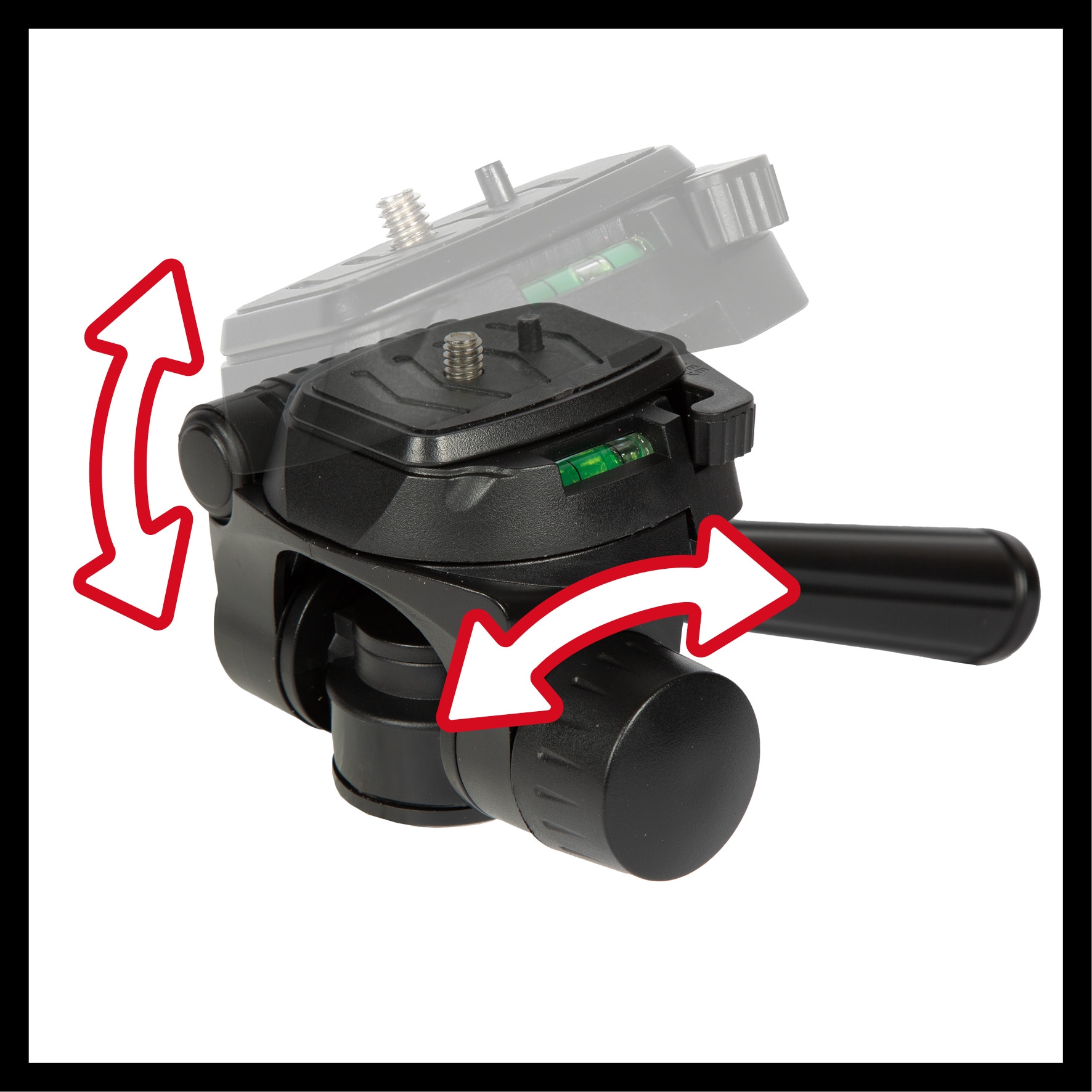 Einhell Adapter »Laser-Zubehör Tripod Laser Adapter 1/4"«, integrierte Wasserwaage