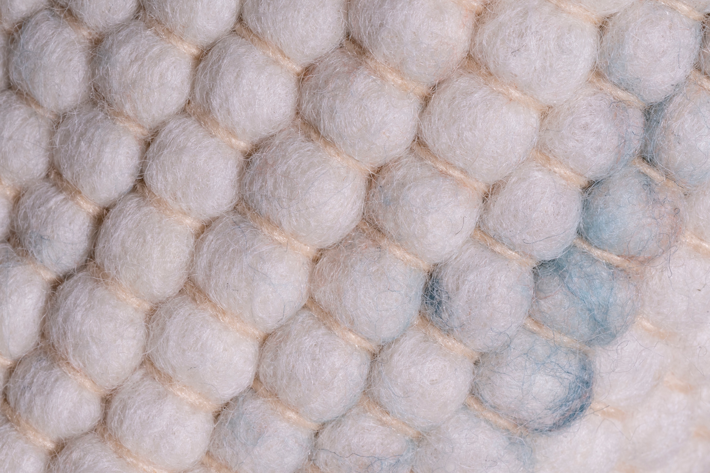Sansibar Wollteppich »Hörnum«, rechteckig, Handweb Teppich, meliert, reine  gewalkte Wolle, handgewebt