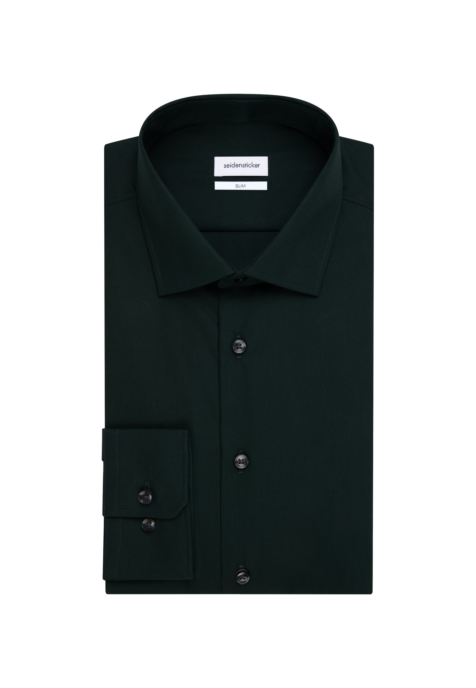 seidensticker Businesshemd »Schwarze Rose« Slim 1/1 Kentkragen Uni