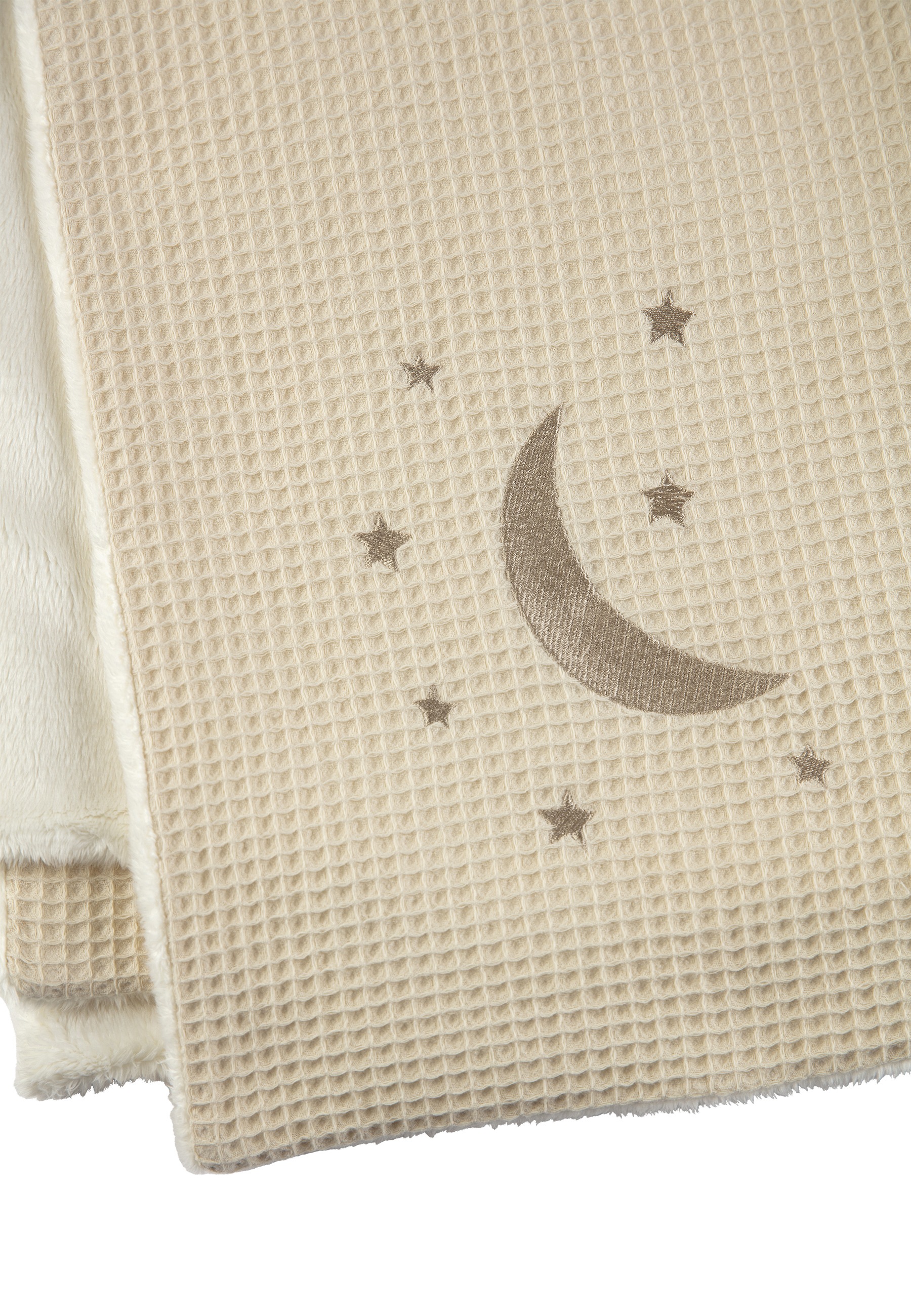 Sterntaler® Babydecke »Babydecke Waffelpique Mond«