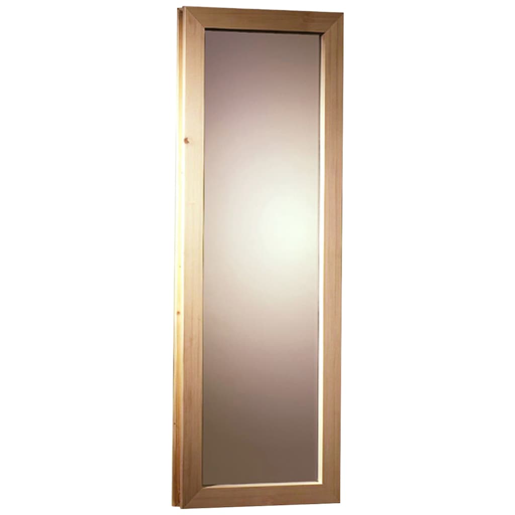 Karibu Saunafenster, 40 mm, BxH: 42x122 cm, bronziert, naturbelassen