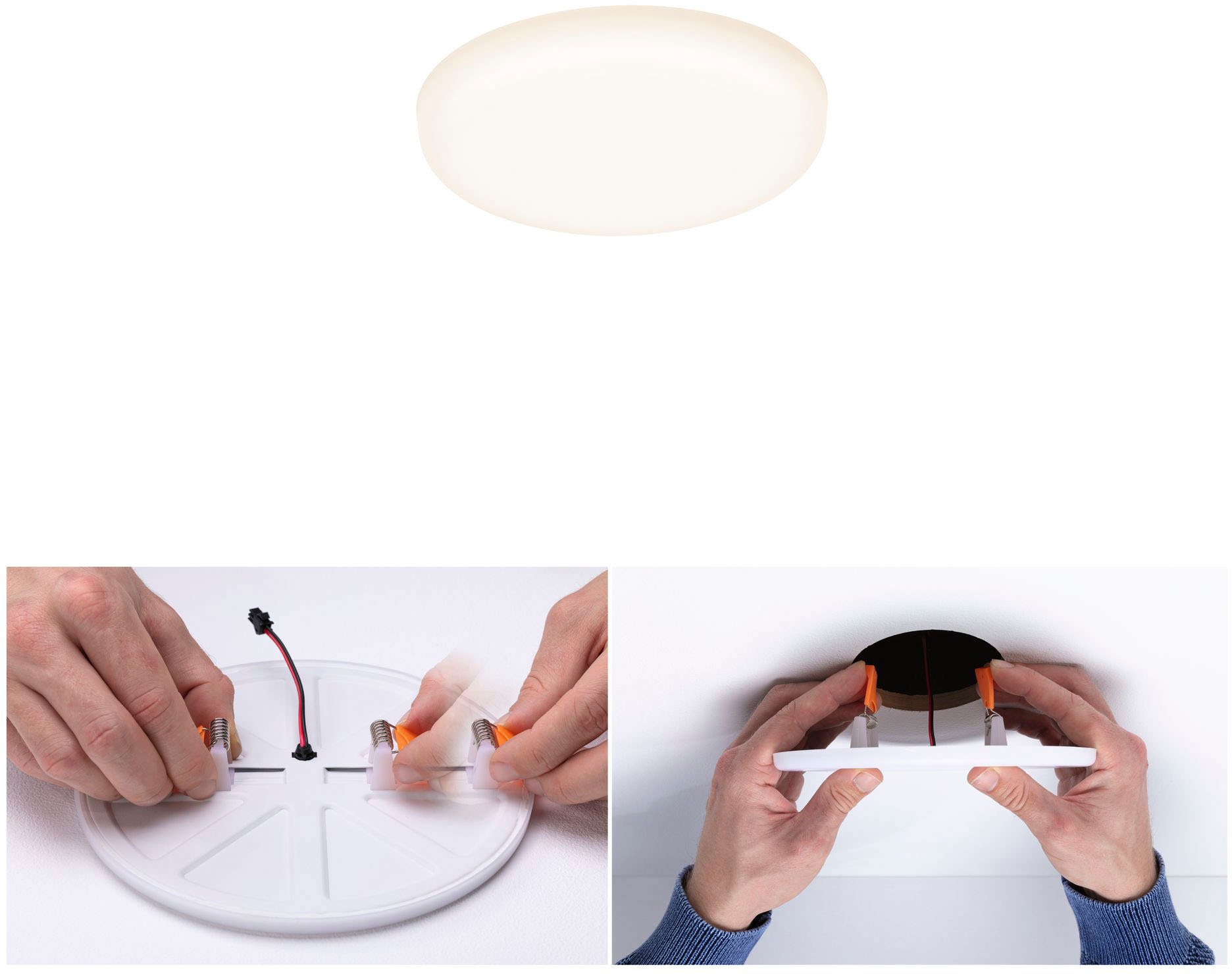 Paulmann LED Bad-Einbauleuchte »Veluna«, Schutzart IP44 spritzwassergeschützt, Ø 7,5 cm