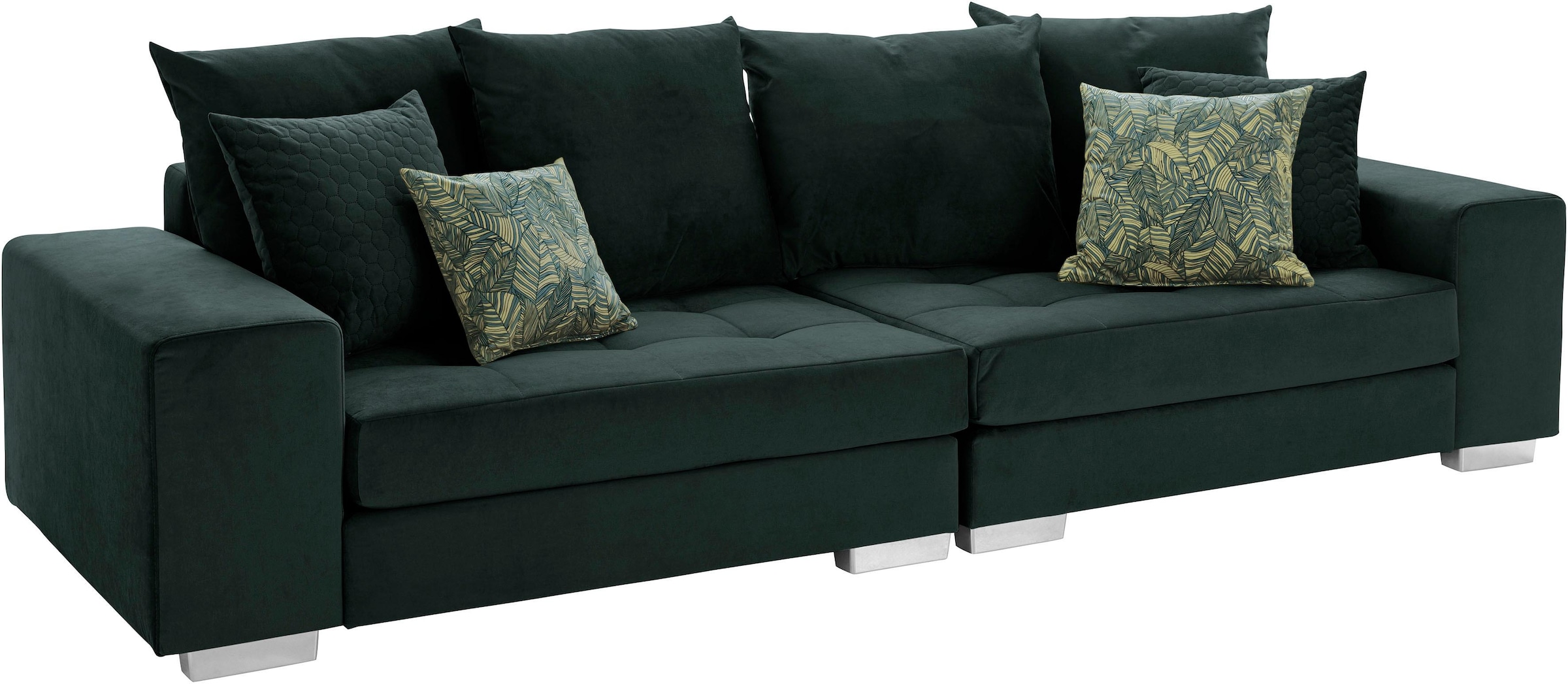 Big-Sofa Sitzbereich, INOSIGN Federkern Zierkissen »Vale«, kaufen Rechnung mit auf im und Steppung